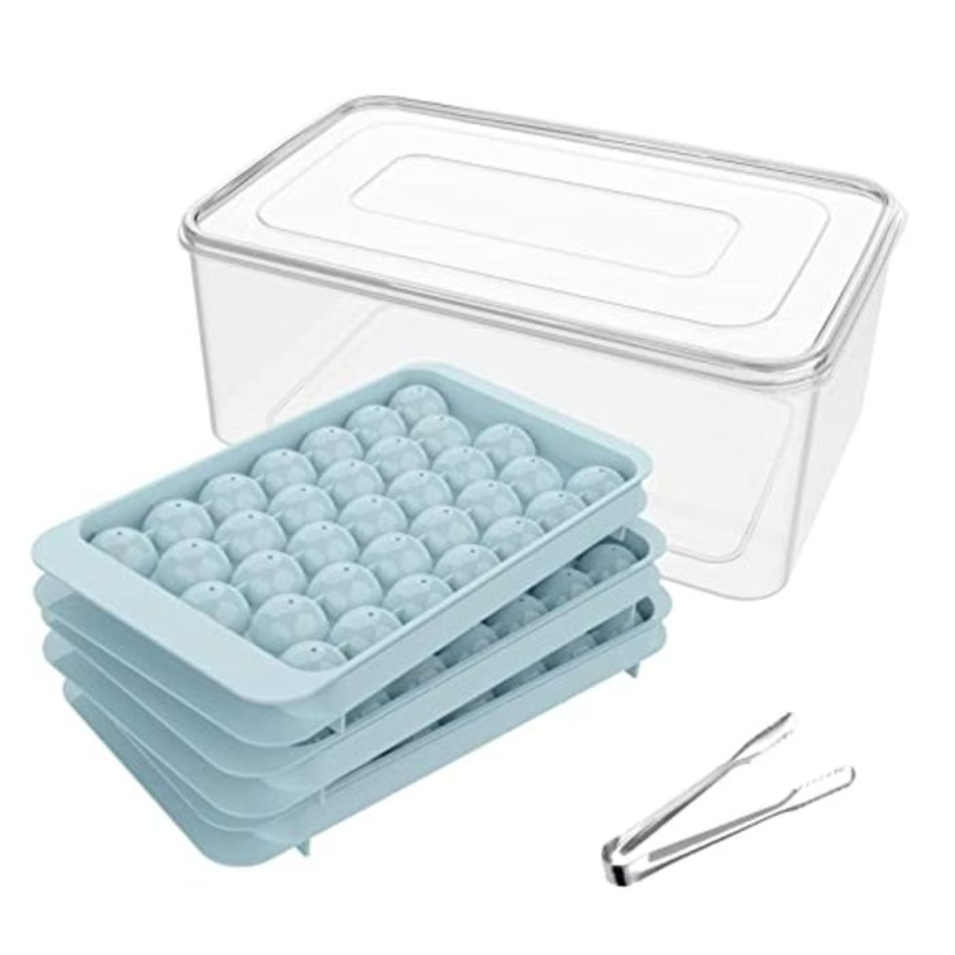 Miaowoof Mini Ice Cube Tray Balls, Round Ice Ball Maker Mould for Freezer,Sphere Ice C