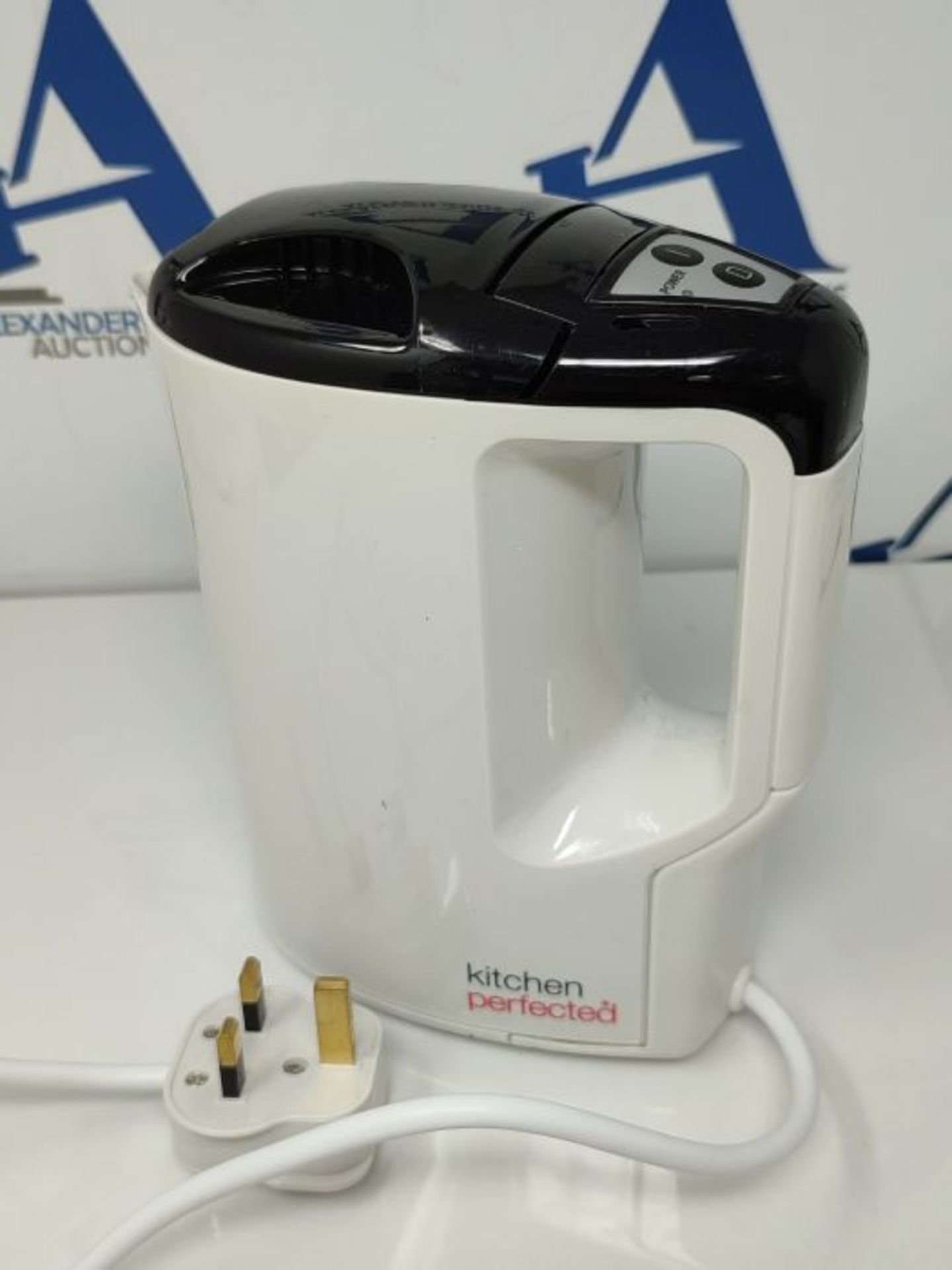 KitchenPerfected 1000w 0.9Ltr Corded Lightweight Travel Kettle with 2 cups - Cream - E - Image 3 of 3