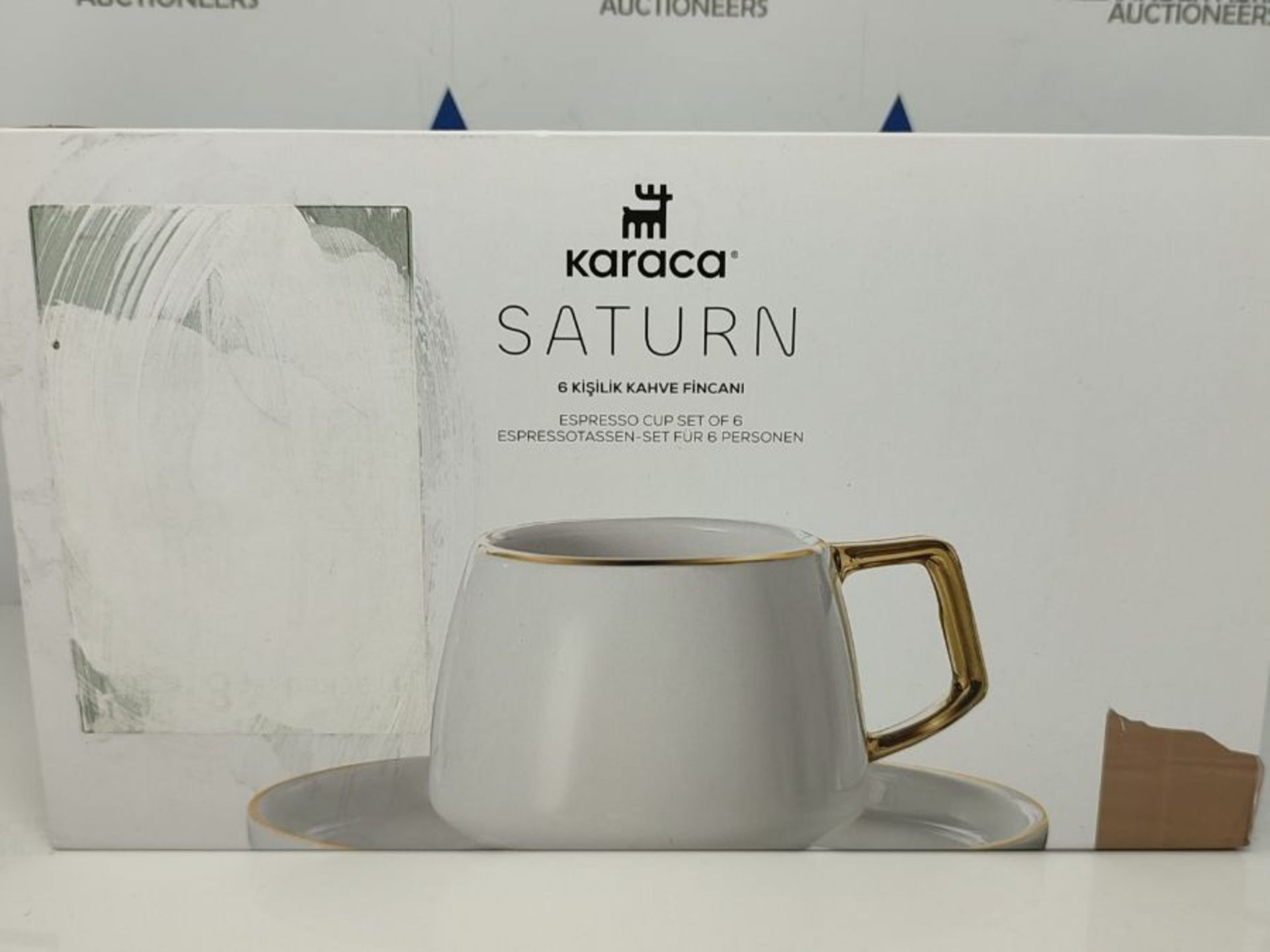 KARACA Saturn Turkish Coffee Cups, Espresso Cups Set of 6 Includes 6 Pieces, 3 oz Espr - Image 2 of 3