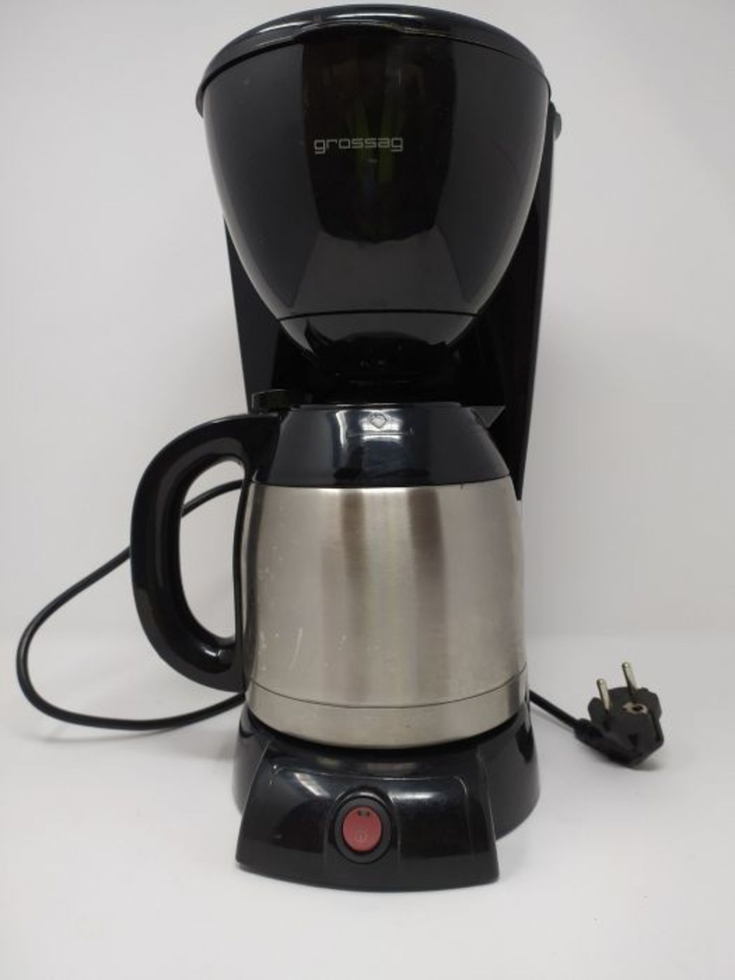 Grossag KA 36.17 Coffee Machine with Stainless Steel Thermal Jug for 10 Cups - Stainle - Image 2 of 2