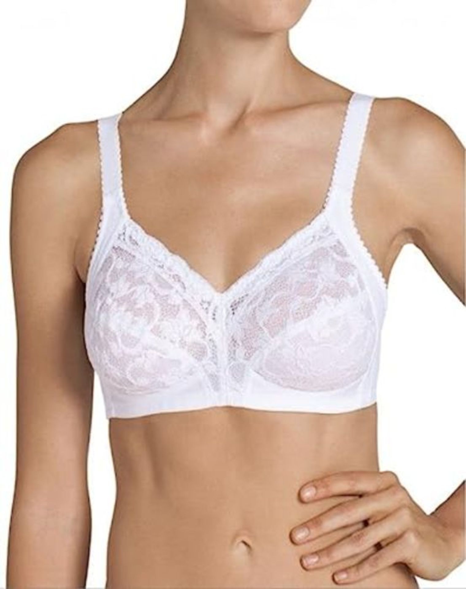 Triumph Women's Delicate Doreen N Non-Wired Bra, White, 36D