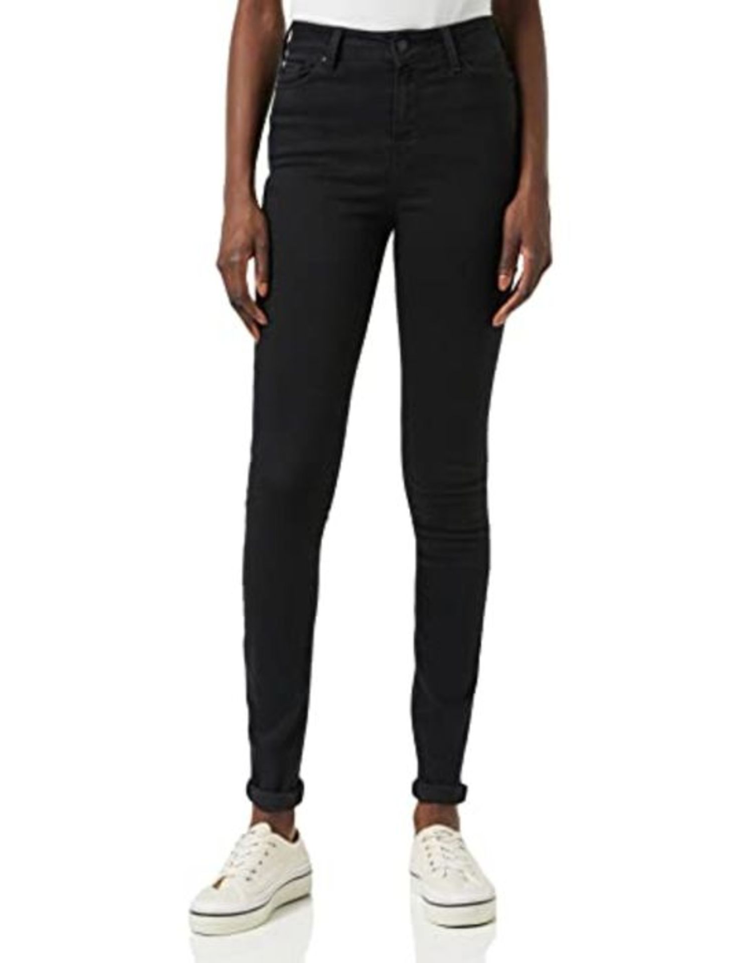 RRP £50.00 Tommy Hilfiger Women's TH FLEX HARLEM U SKINNY HW BLACK TH FLEX HARLEM U SKINNY HW BLA