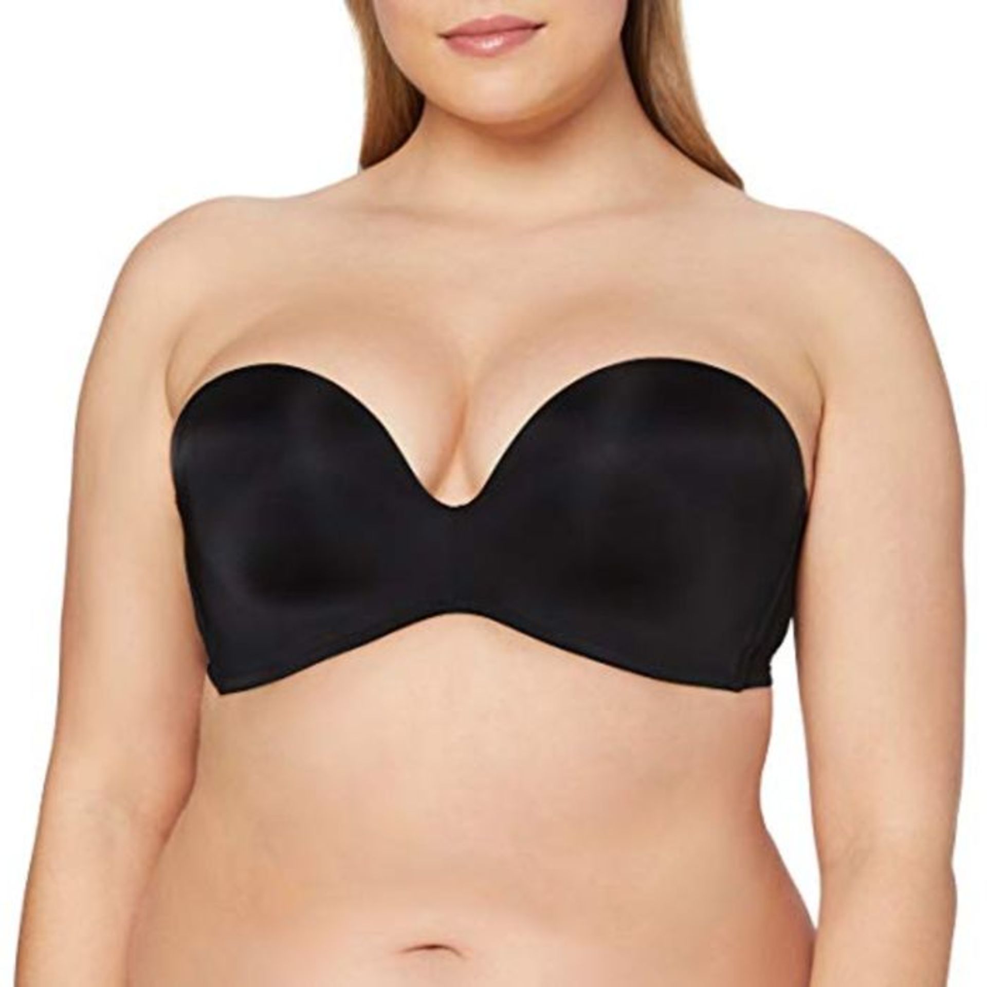 Wonderbra Women's Ultimate Strapless Everyday Bra, Black (Black 1001), 34C UK