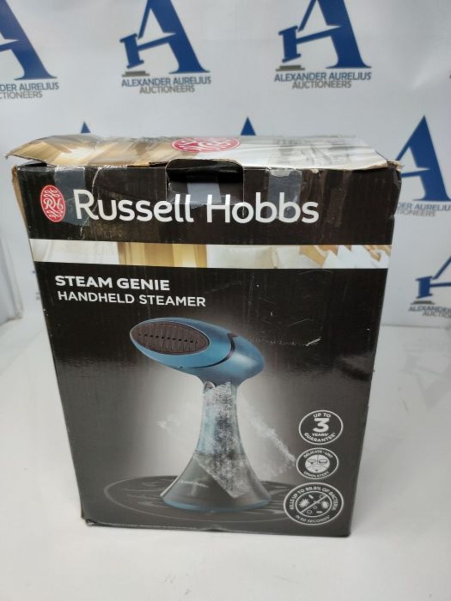 Russell Hobbs 27220 Steam Genie Hand Held Steamer - Handheld Clothes Steamer for Garme - Image 2 of 3