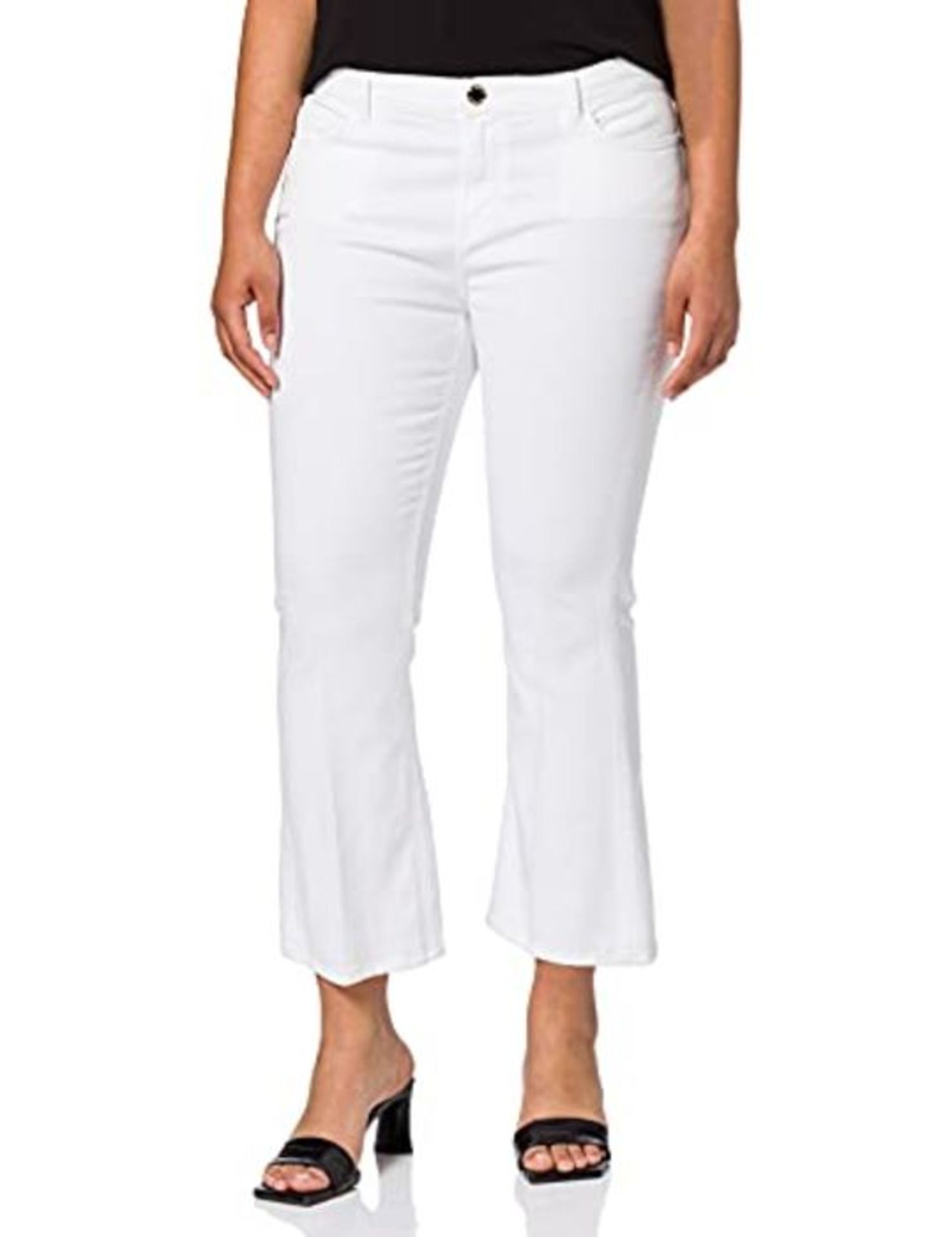 RRP £79.00 Pinko Fannie 16 Jeans, Z08_Bianco-Perla Bianca, 34 Donna