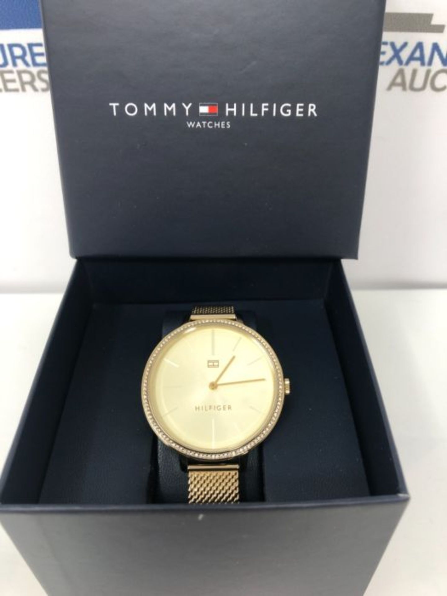 RRP £125.00 Tommy Hilfiger Damen Analoger Quarz Uhr mit Edelstahl Armband 1782114 - Image 2 of 3
