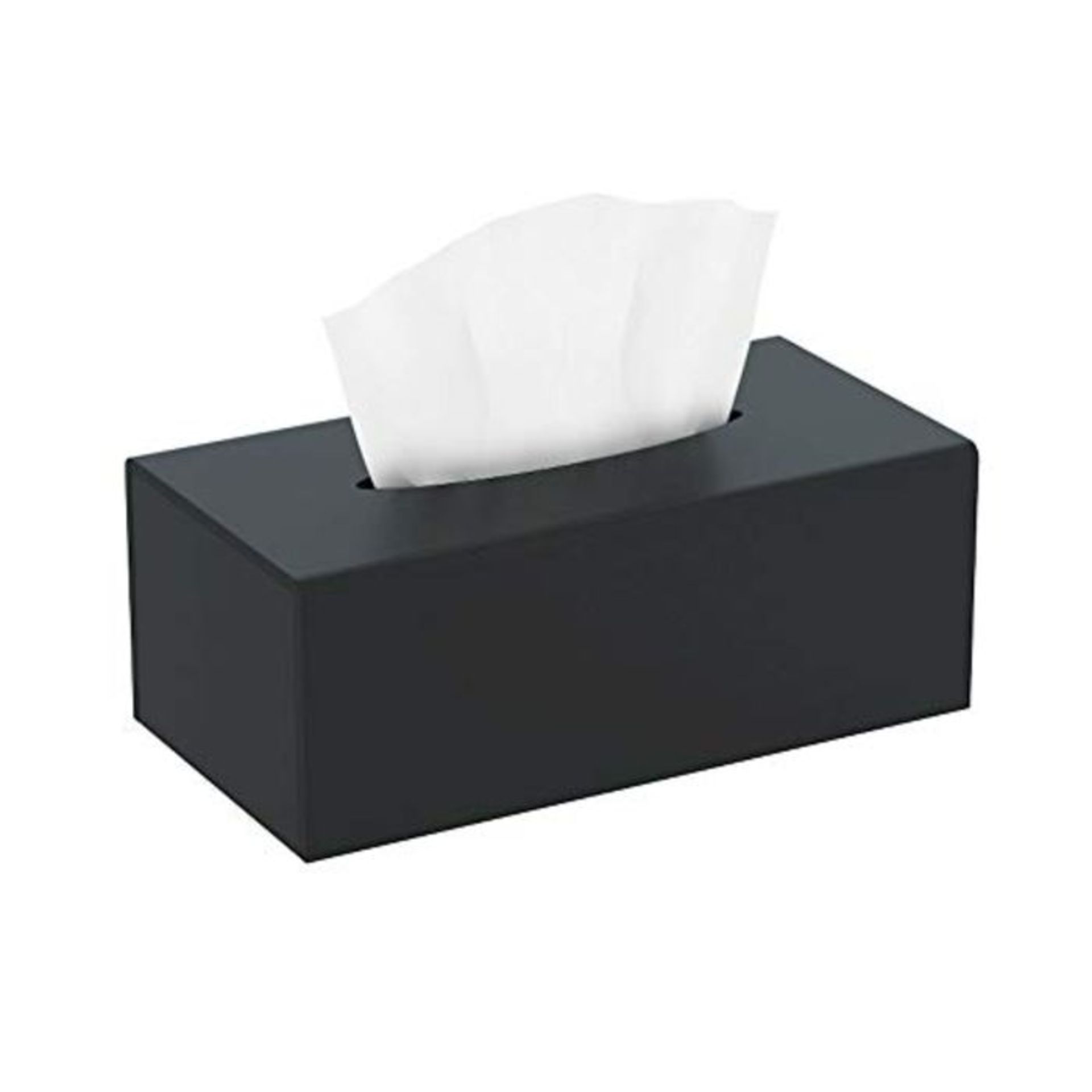 HIIMIEI Cosmetic Tissue Box, 25.0 x 13.0 x 9.0 cm, Acrylic Tissue Box with Magnetic Co