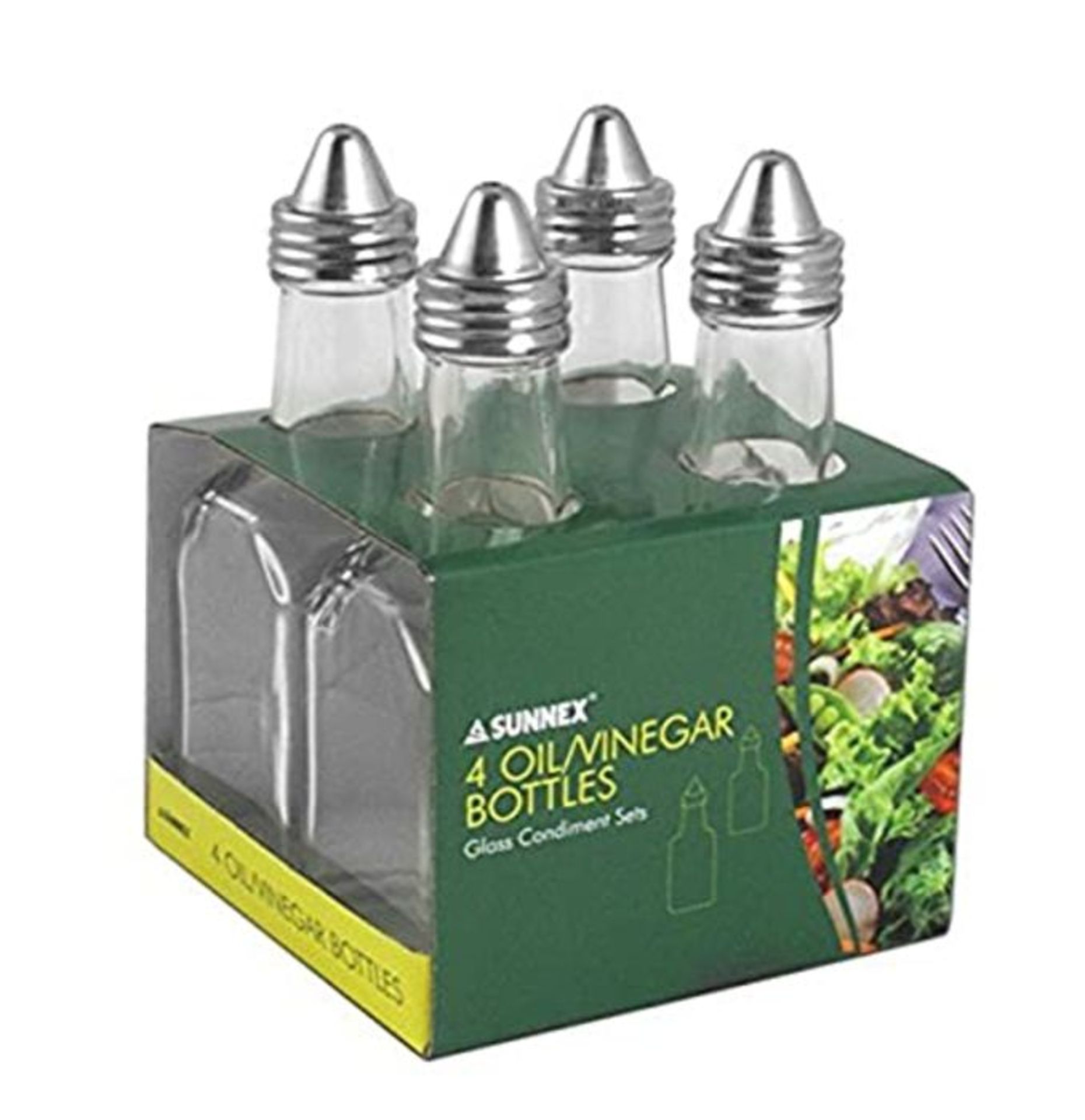 Zodiac CC02-4 Oil/Vinegar Bottles (Pack of 4)