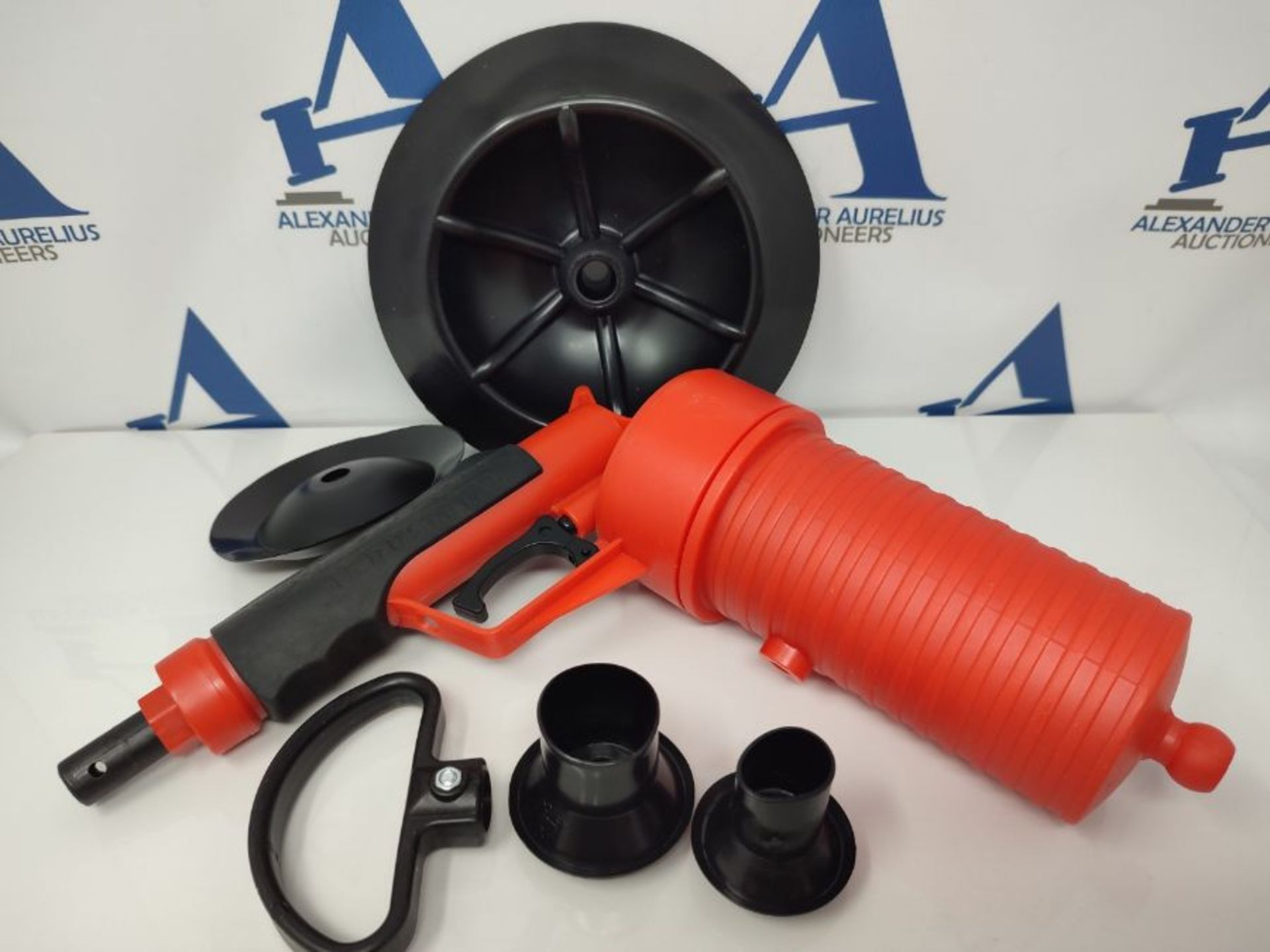 ROTHENBERGER Industrial Compressed air pipe cleaner incl. 4 rubber adapters, free pipe - Image 3 of 3