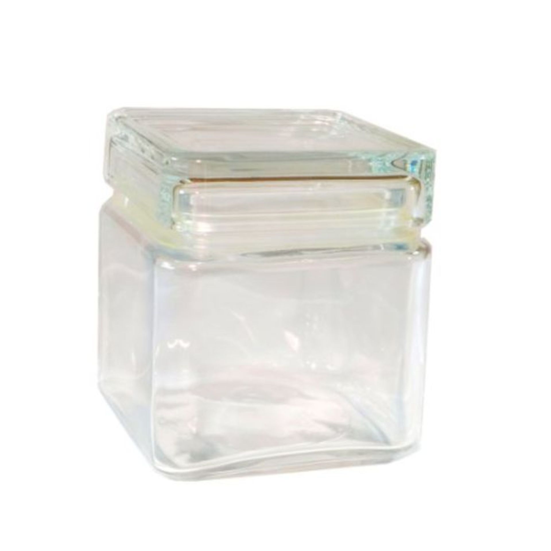 Utopia Storage/Preserve Jar, Square, transparent, 1L, Pack of 6