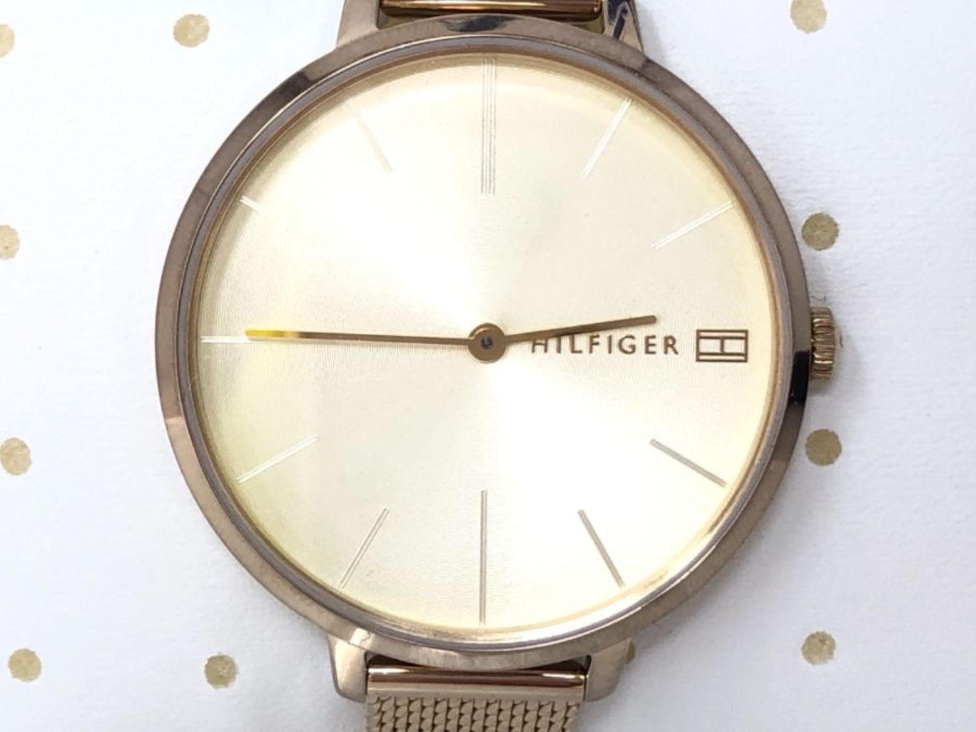 RRP £94.00 Tommy Hilfiger Damen Analoger Quarz Uhr mit Edelstahl Armband 1782164 - Image 2 of 2