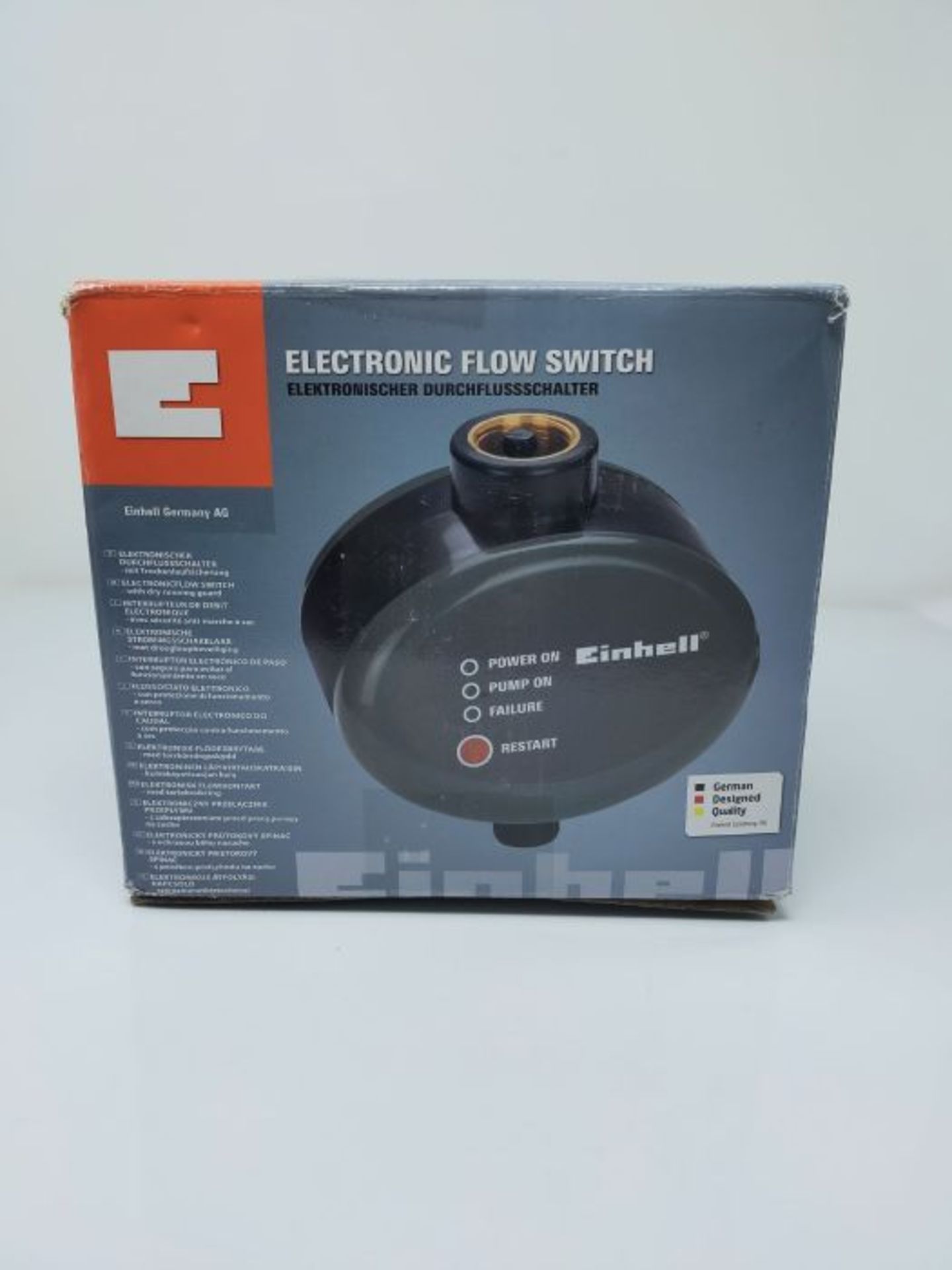 Einhell Electric Flow Switch (10 Bar, Includes Power Adapter) - Image 2 of 3