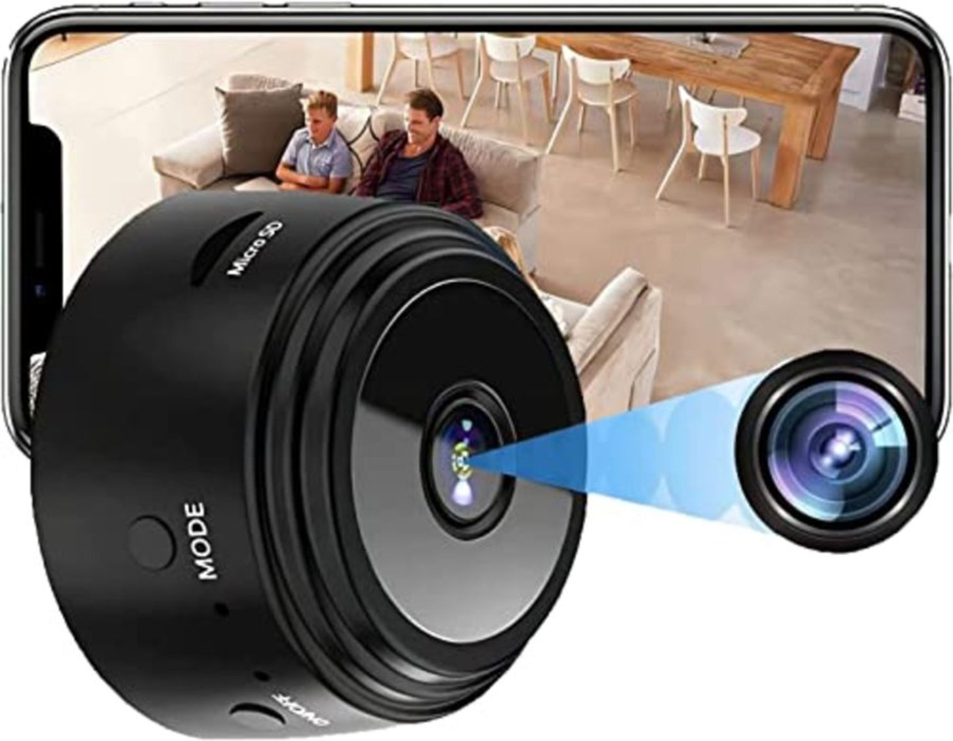 Getue Spy Camera Hidden Camera 1080P Magnetic WiFi Camera,Spy Hidden Camera,WiFi Reshl