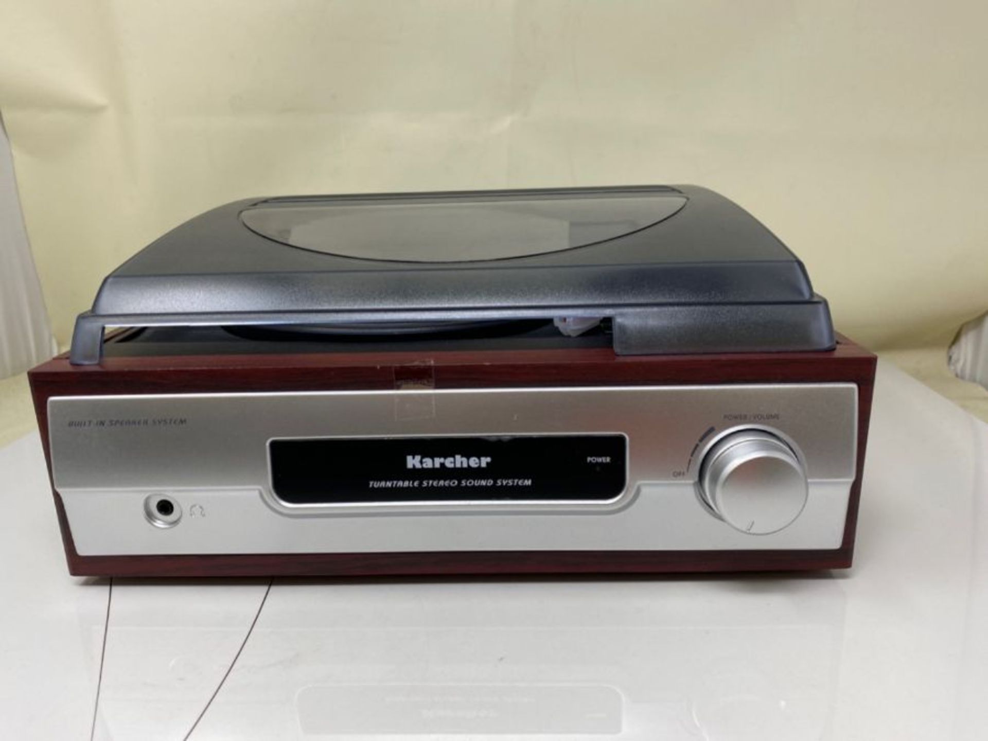 Karcher KA 8050 Plattenspieler mit eingebauten Lautsprechern silber - Image 3 of 3