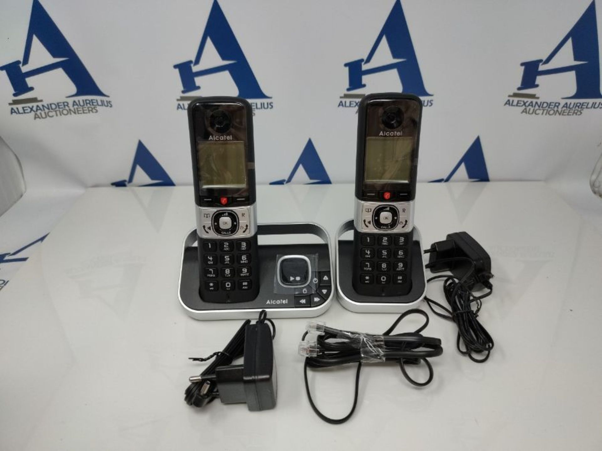 RRP £69.00 Alcatel F890 voice duo noir EU Telephone sans fil repondeur avec combine supplementair - Image 3 of 3