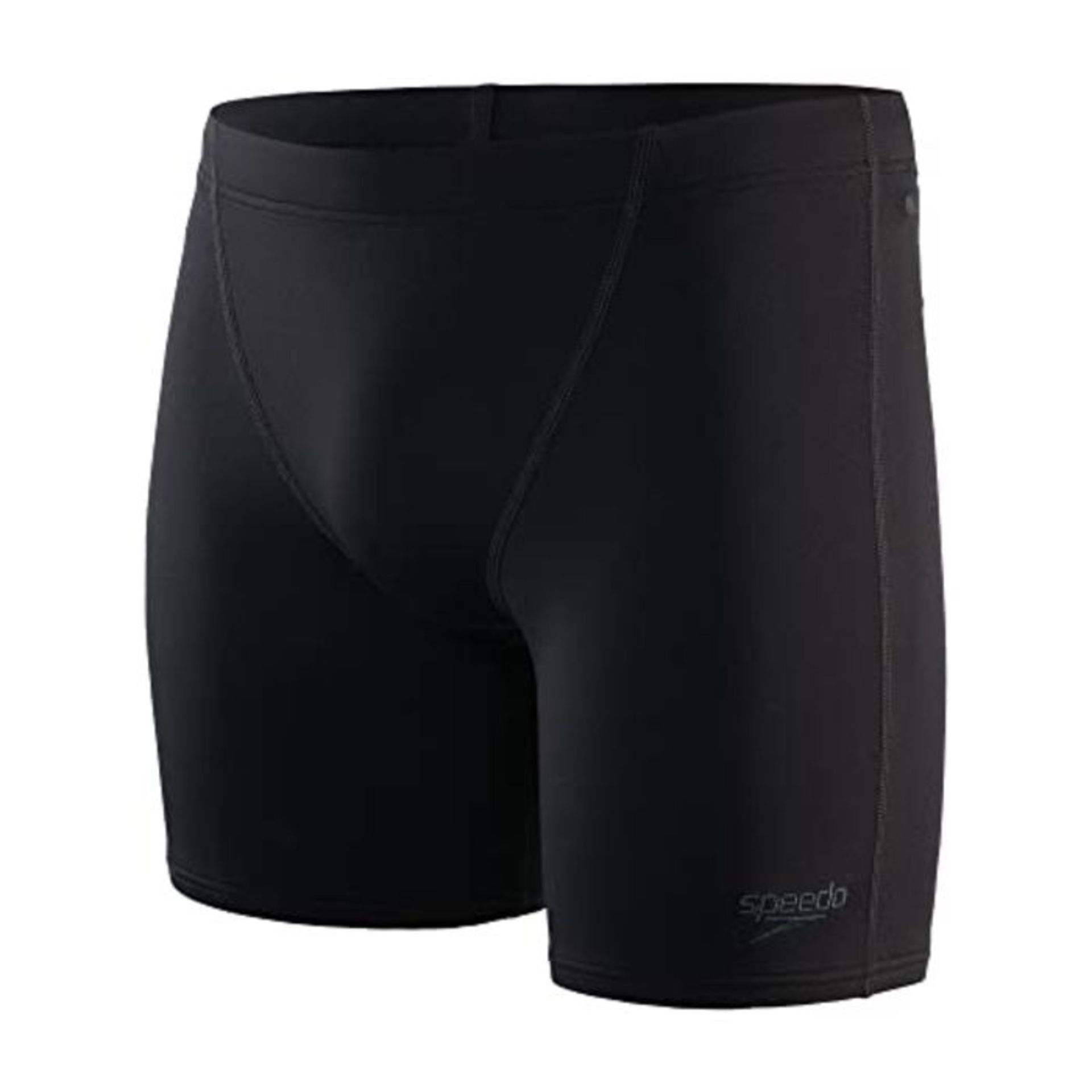 Speedo Men's ECO Endurance+ V Cut Mid Jammer, Black, 26