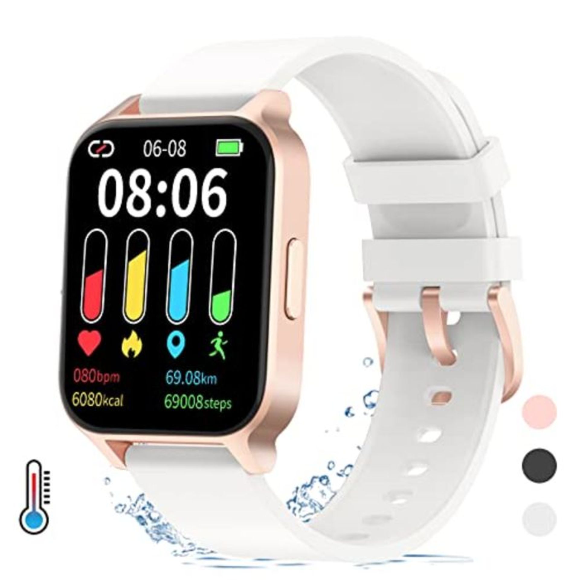 Smartwatch Women Men Calls Answer, Fitness watch Women with Built-in Speaker, Sleep an