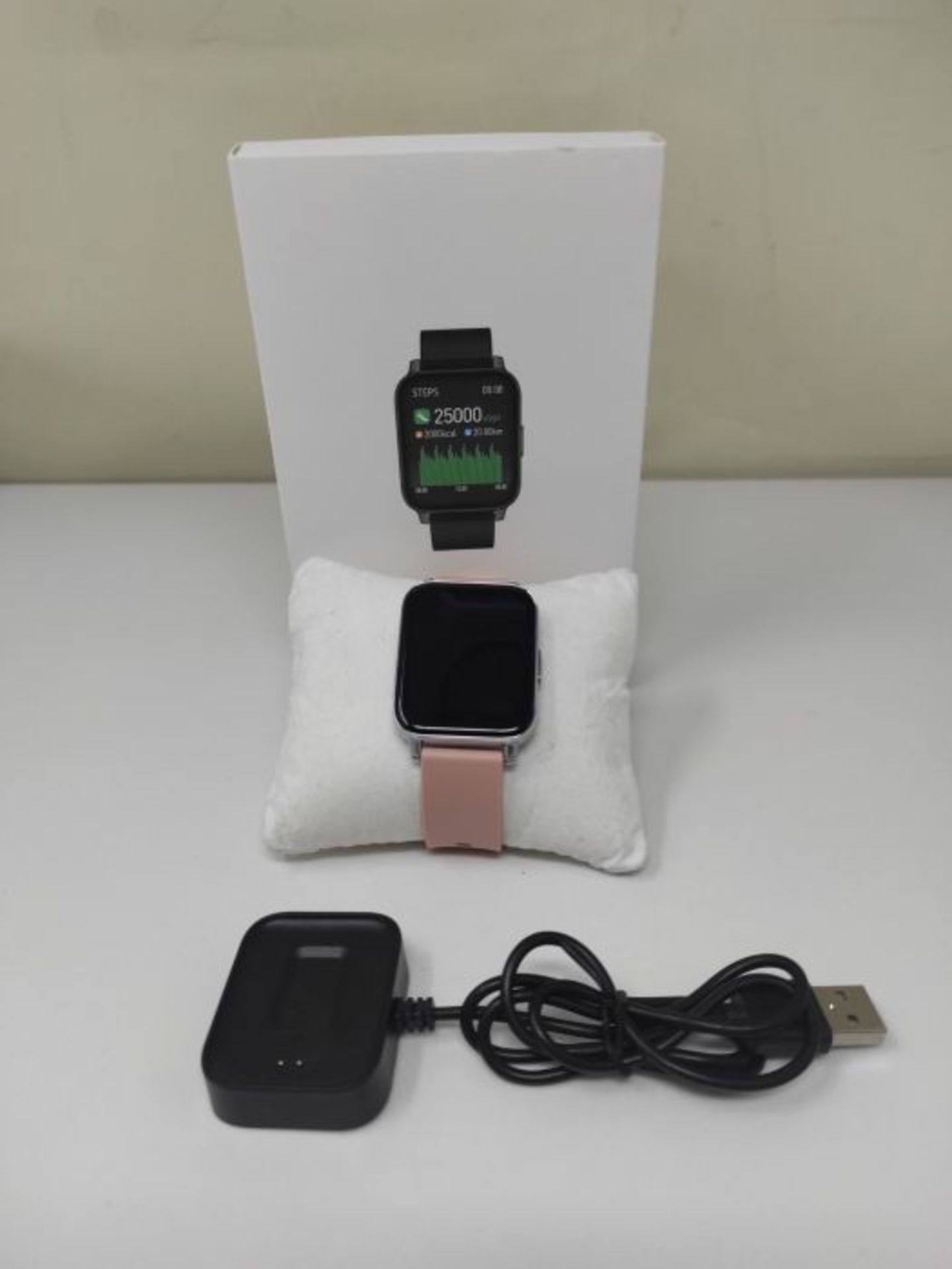Smartwatch Donna, 1,69'' Orologio Fitness Cardiofrequenzimetro da Polso Pressione Sang - Image 2 of 2