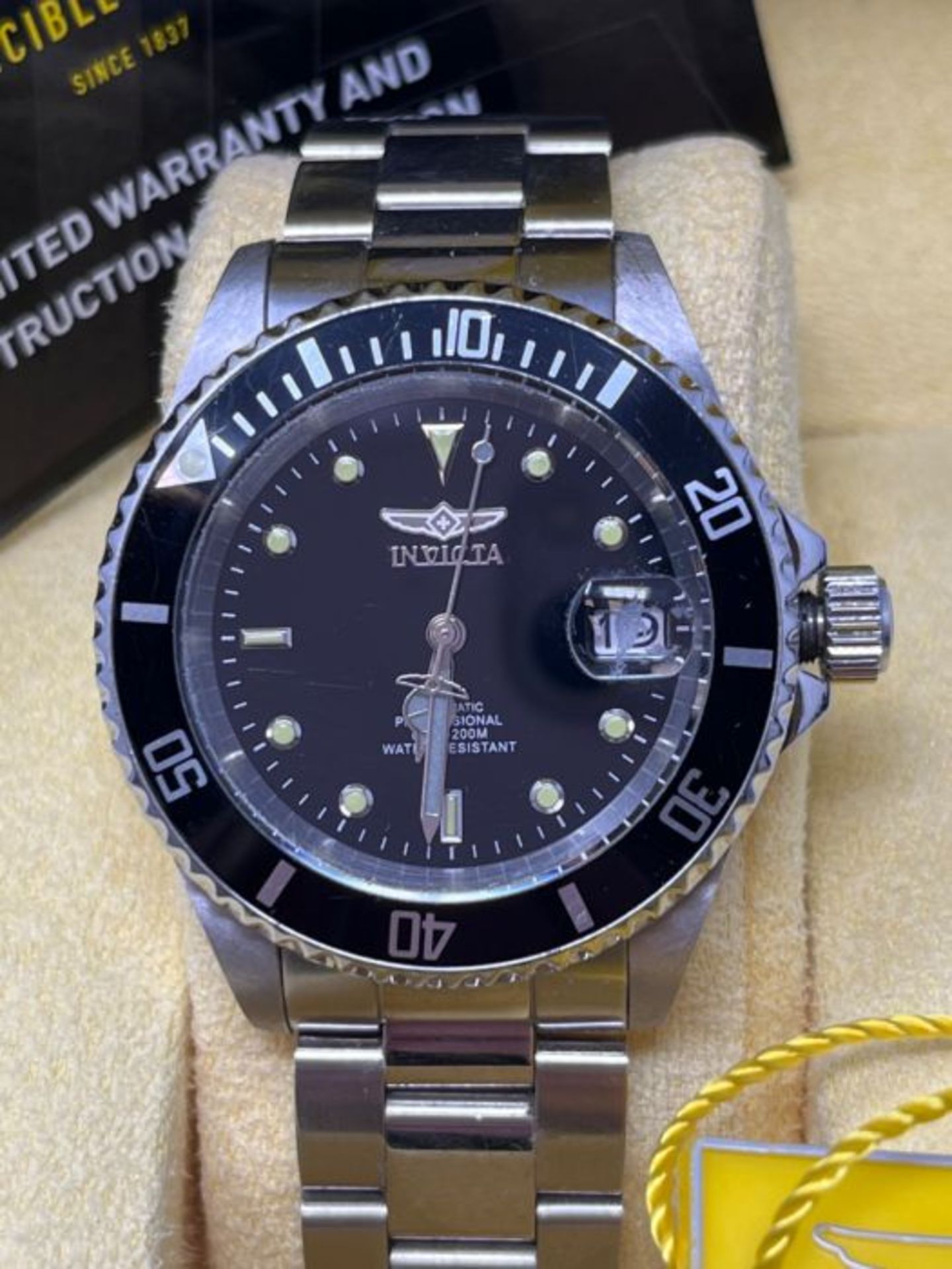 RRP £130.00 Invicta Pro Diver 8926OB Men's Automatic Watch - 40 mm - Image 3 of 3
