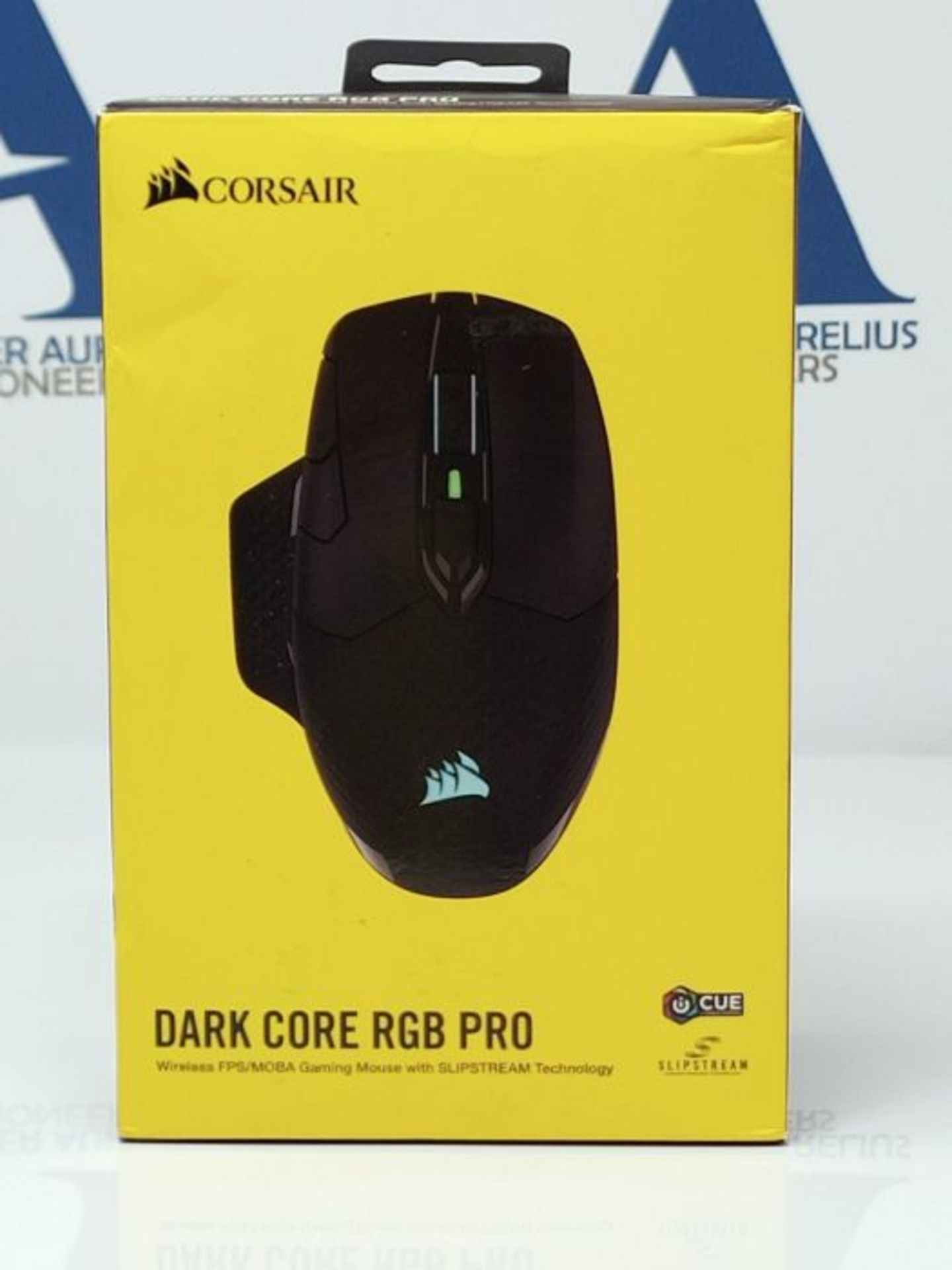 RRP £83.00 Corsair Dark Core RGB PRO, Wireless/Wired Gaming Mouse (18000 DPI Optical Sensor, Fast - Image 2 of 3