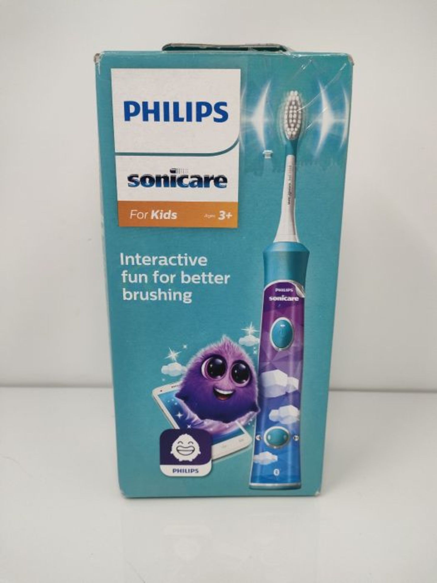 Philips Sonicare For Kids Electric Toothbrush HX6322 / 04, With Sound Technology, For - Image 2 of 3