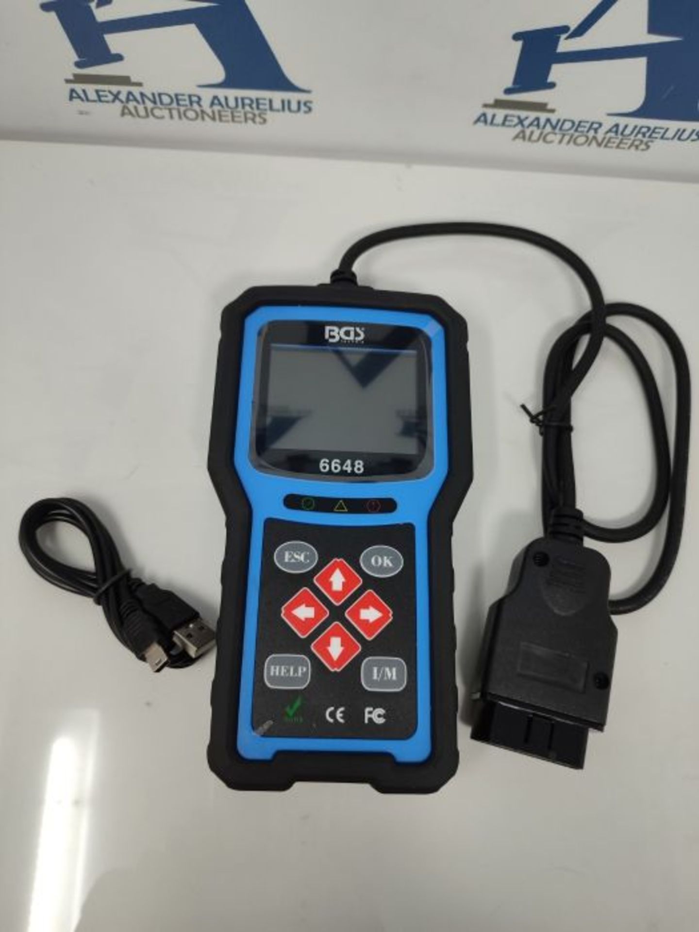 RRP £78.00 BGS 6648 | OBD II (EOBD) Error Code Diagnostic Tool - Image 3 of 3