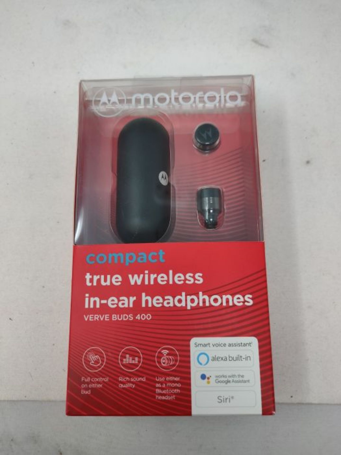 RRP £51.00 Motorola VerveBuds 400 - Bluetooth in Ear Mini KopfhÃ¶rer - Tragbar Ladebox und Inte - Image 2 of 3