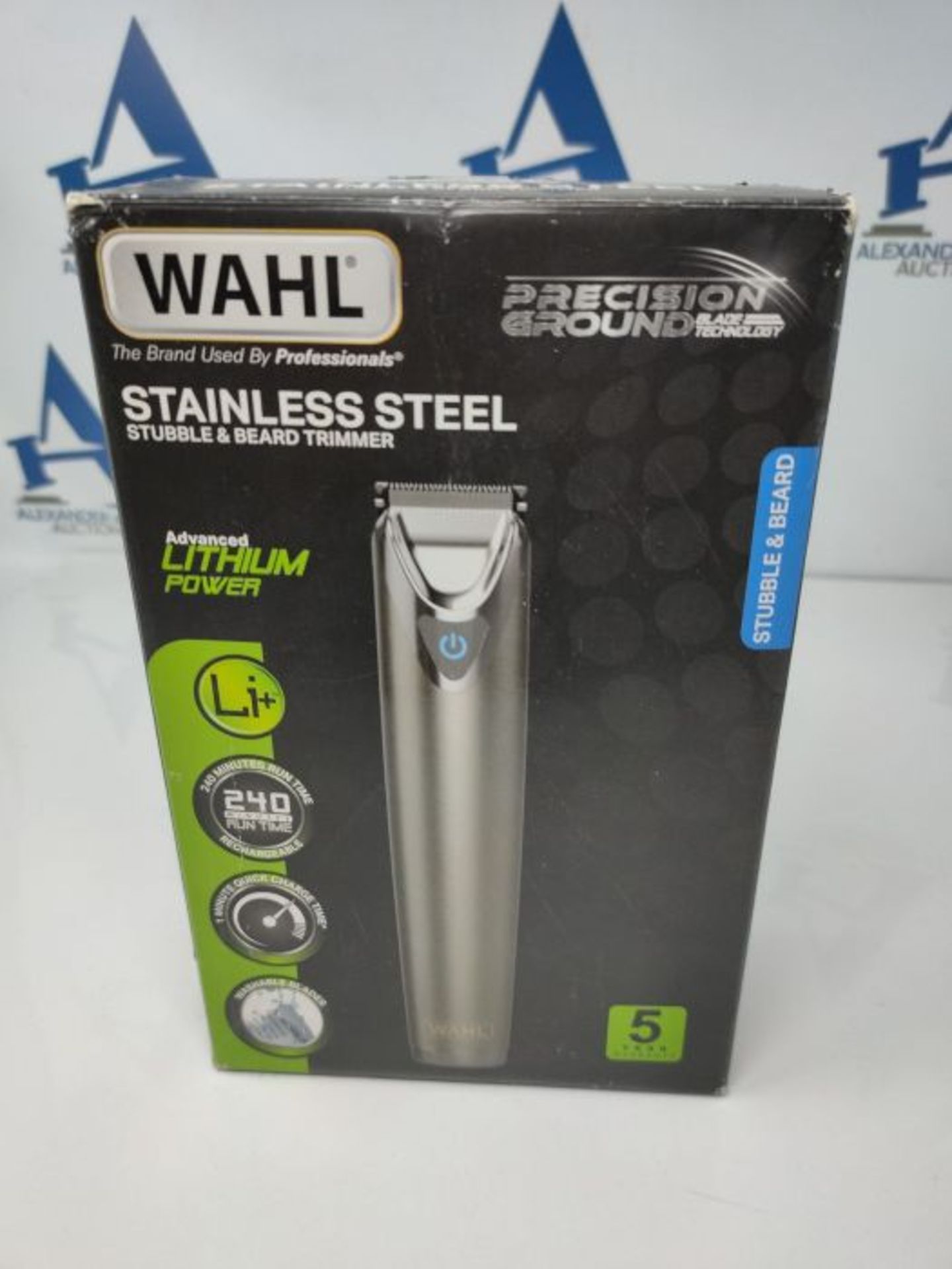 RRP £69.00 Wahl Beard Trimmer Men, Real Stainless Steel Hair Trimmers for Men, Stubble Trimmer, M - Image 2 of 3