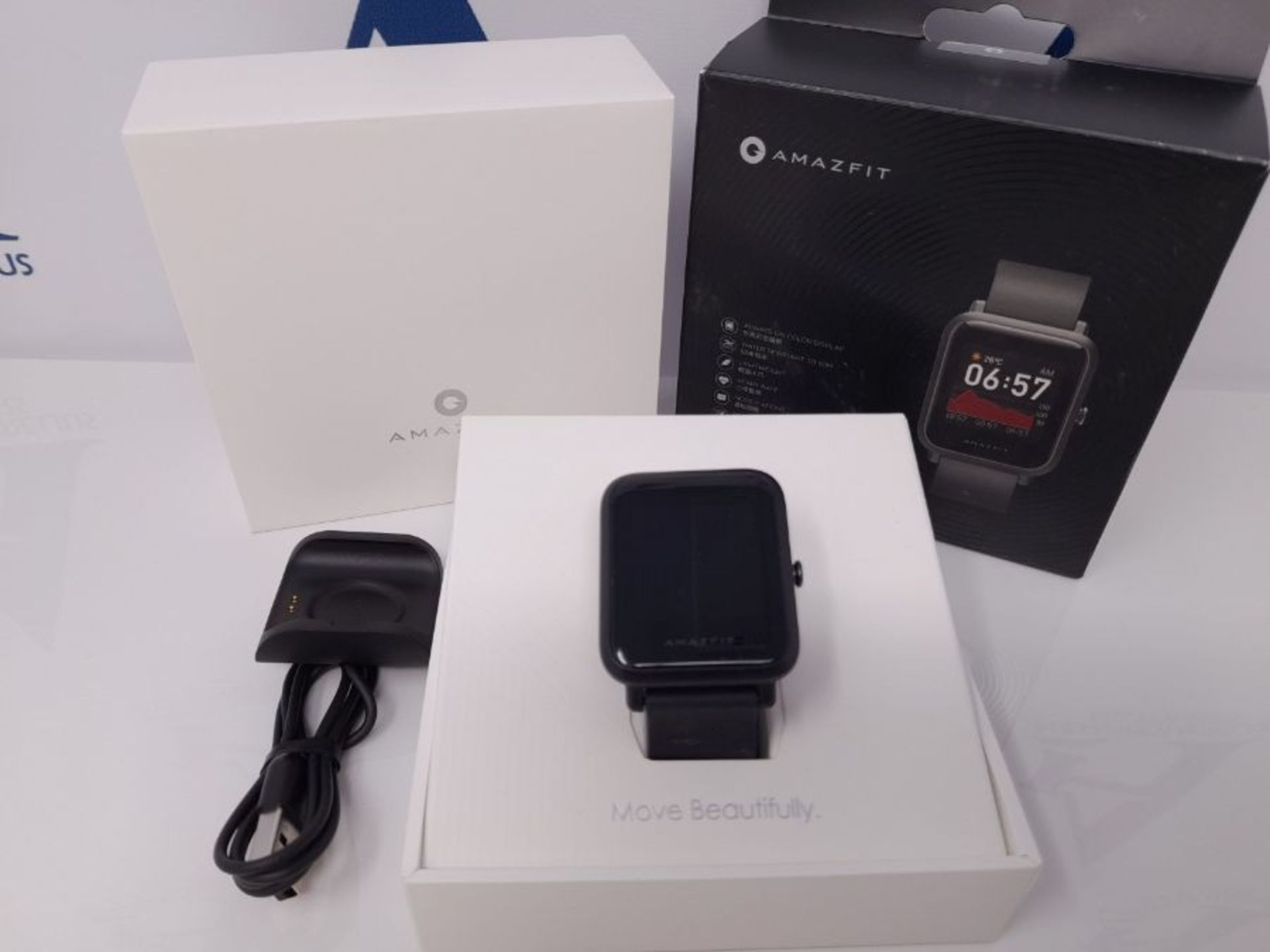 Amazfit A1823 Bip S Lite Smartwatch fÃ¼r Herren Damen 1.28 Zoll Always-on Farbdispla