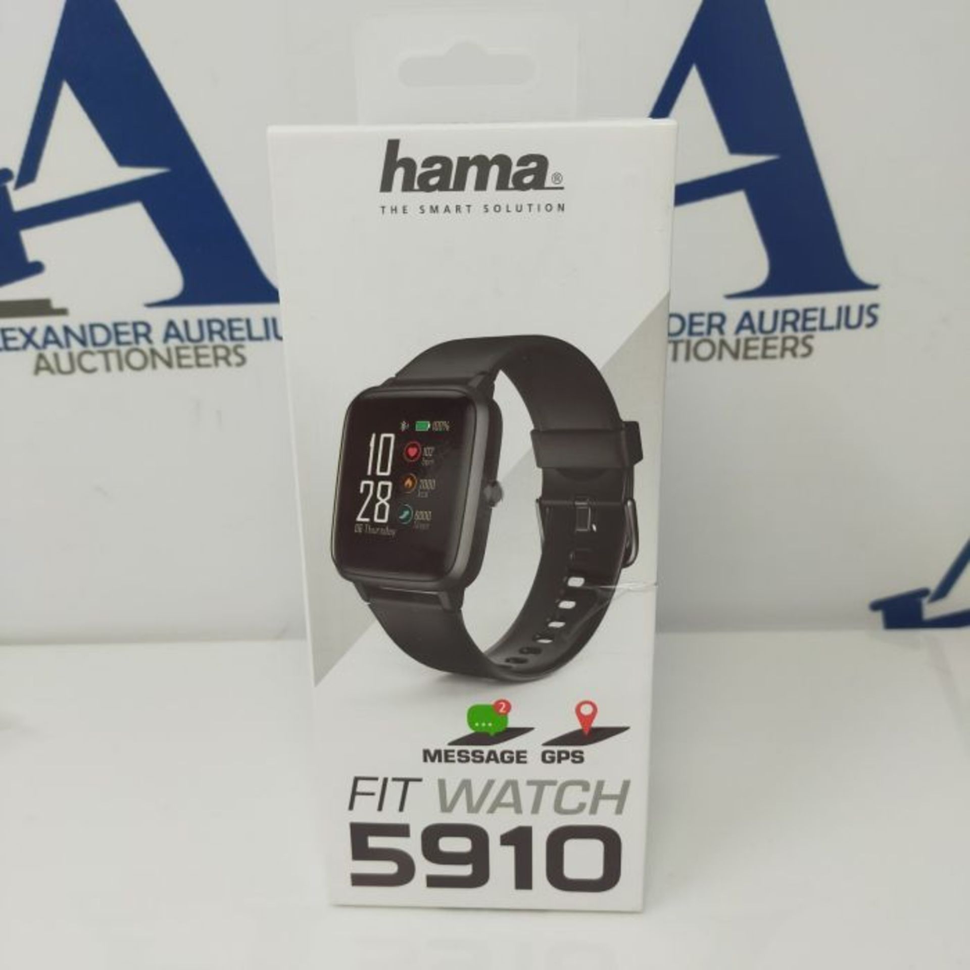 Hama Fit Watch 5910 Black Full Touch GPS Waterproof - Image 2 of 3