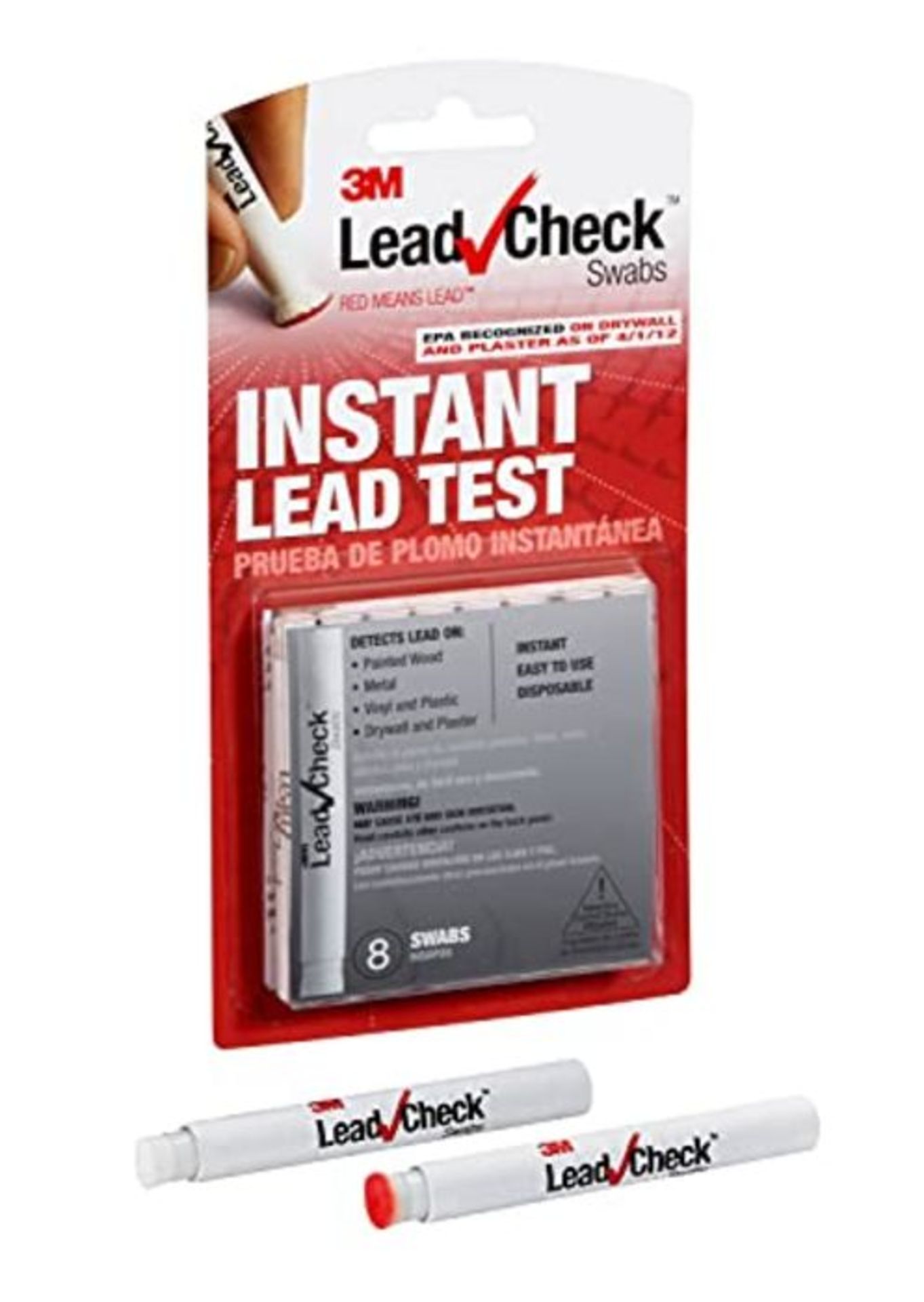 3M LeadCheck Swabs, ORIGINALLY 8-Pack