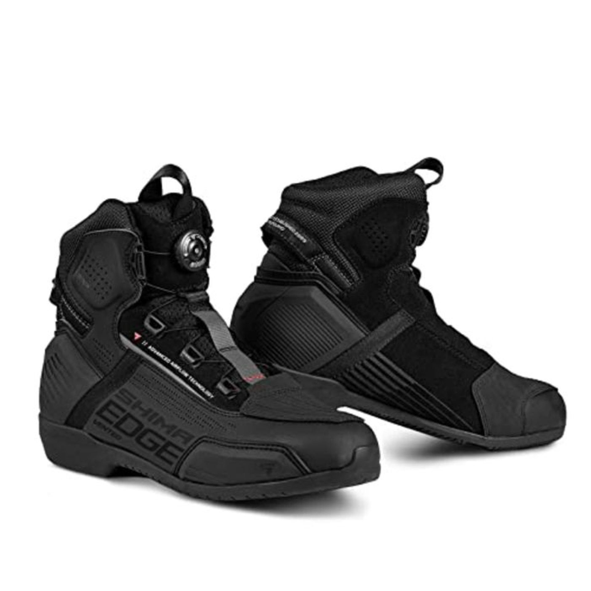 RRP £101.00 SHIMA EDGE Vented, Motorbike Shoes for Men | Breathable, Reinforced Street Riding Shoe