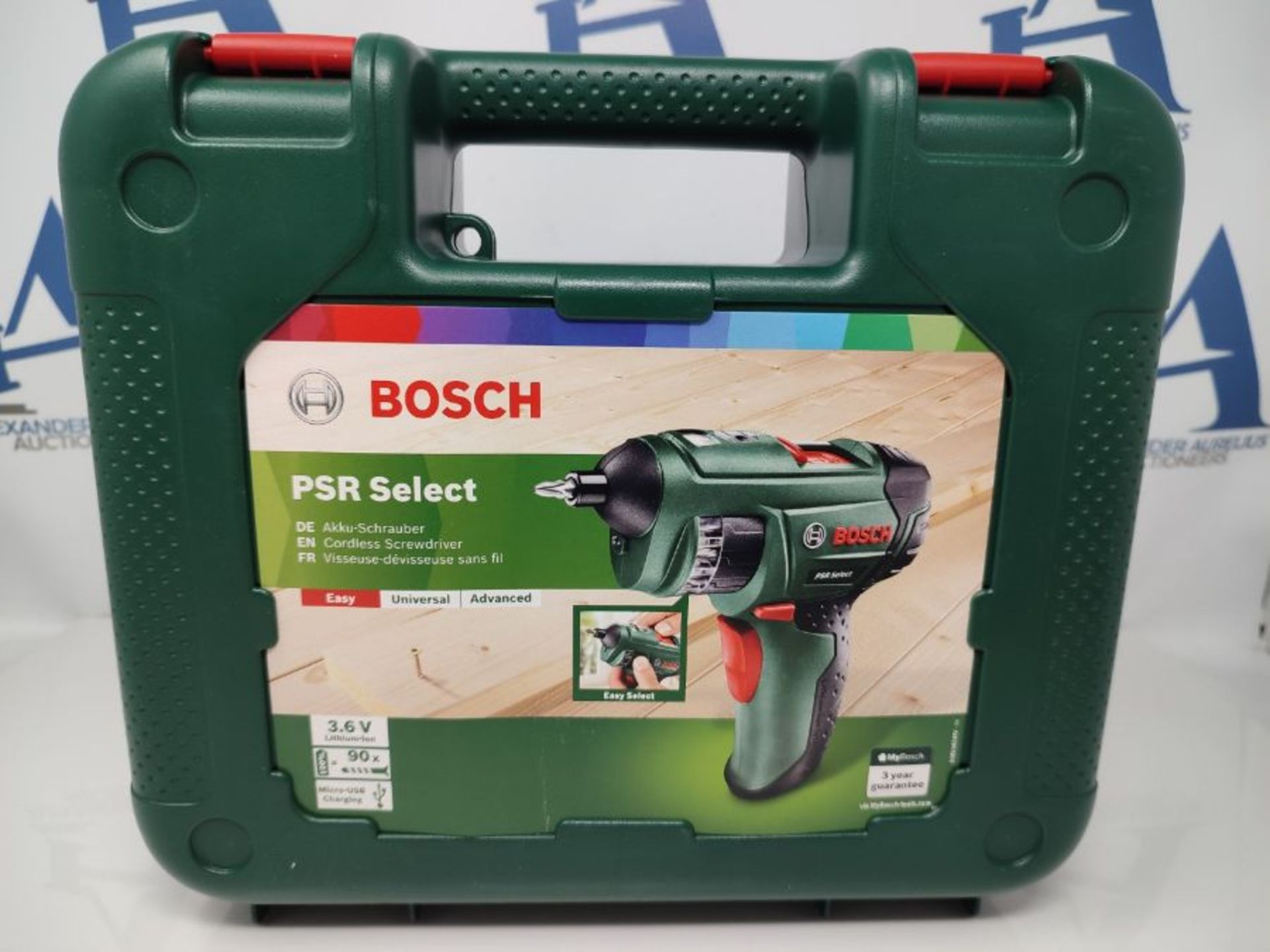 Bosch Home and Garden Cordless Screwdriver PSR Select (with Integrated 3.6 V Lithium-I - Image 2 of 3