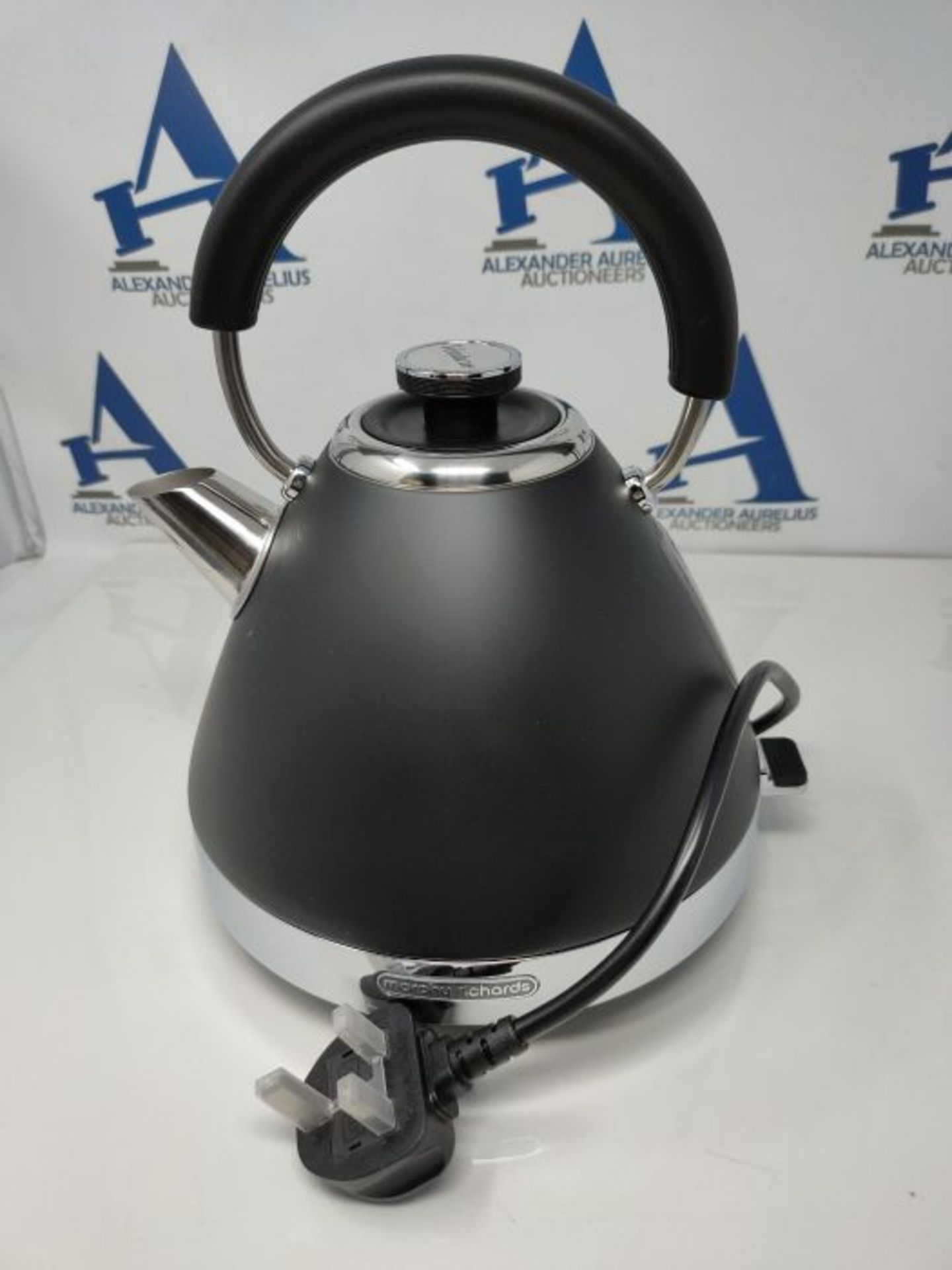 RRP £52.00 Morphy Richards 100131 Venture Pyramid Kettle Black - Image 3 of 3