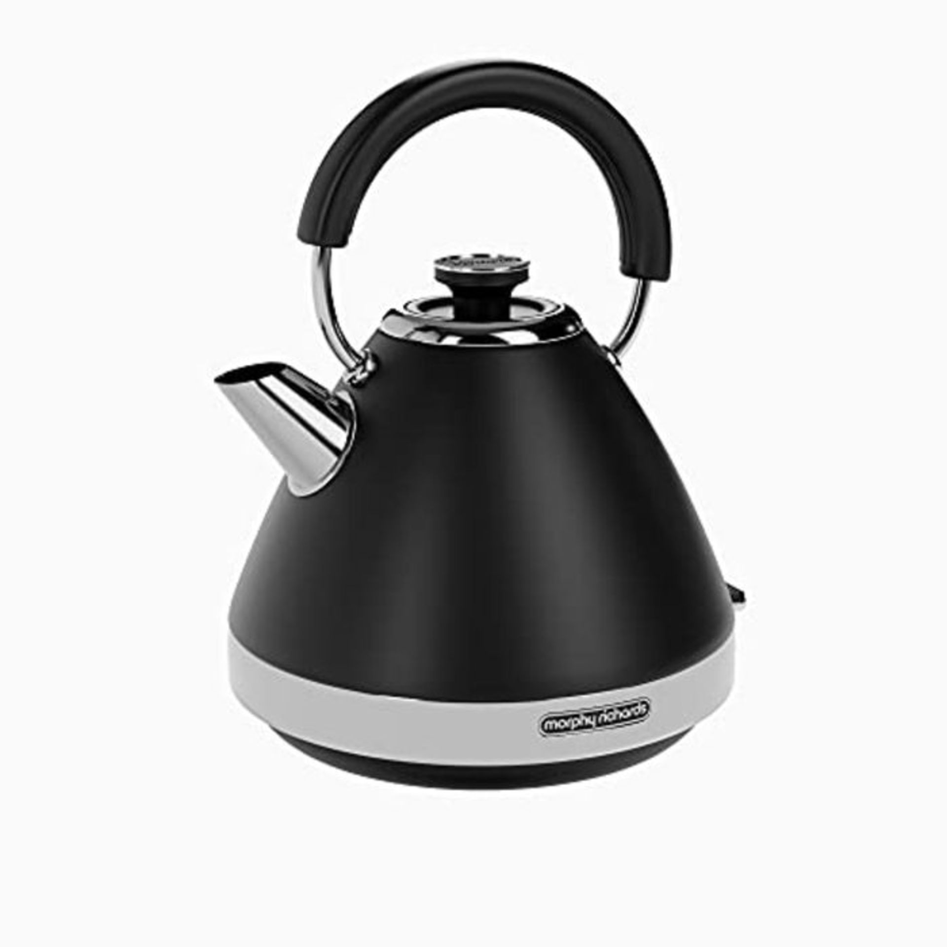 RRP £52.00 Morphy Richards 100131 Venture Pyramid Kettle Black