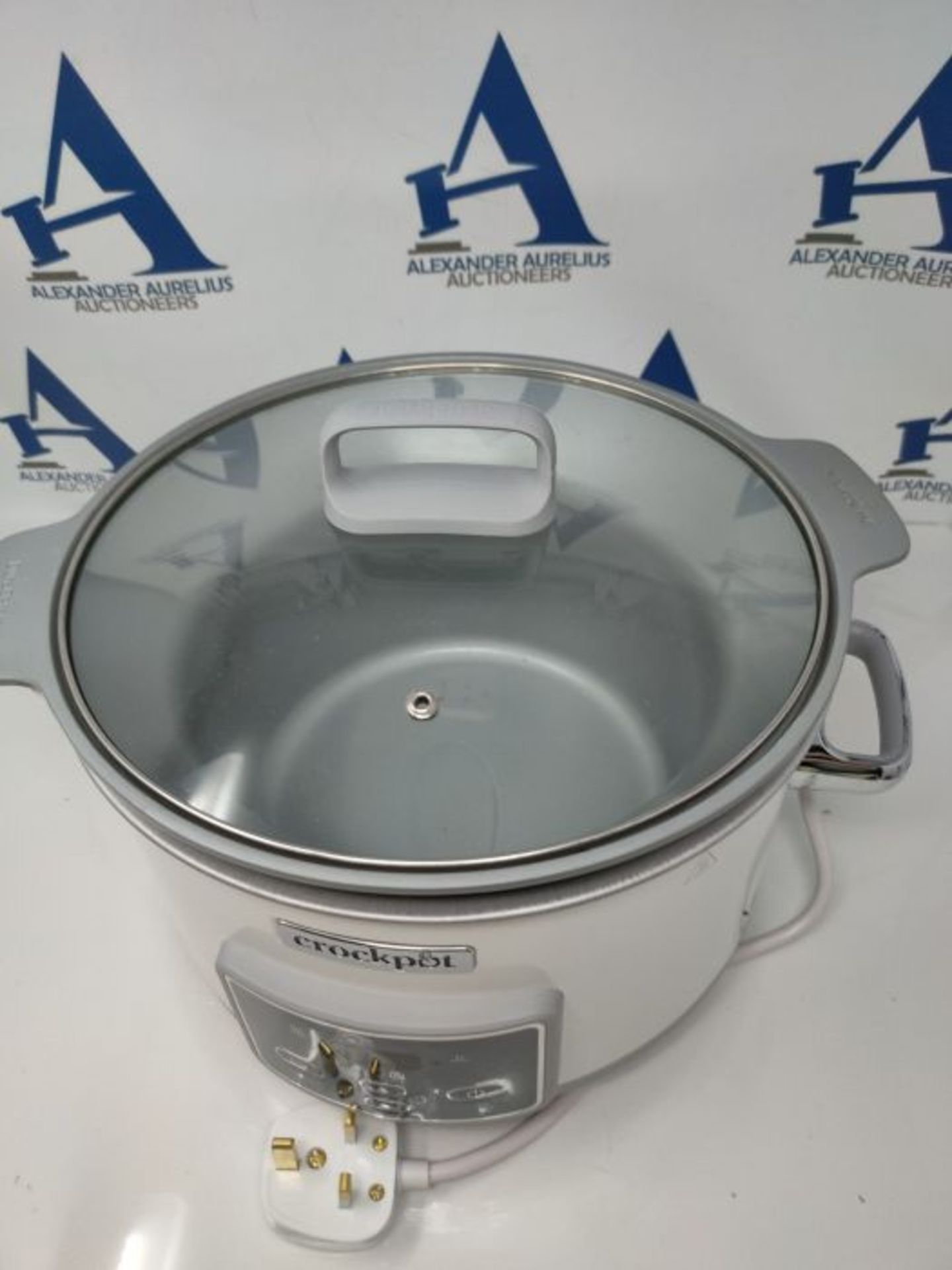 RRP £119.00 Crockpot DuraCeramic Digital Saute Slow Cooker with Hob-Safe Pot | Digital Timer | Ant - Image 2 of 3