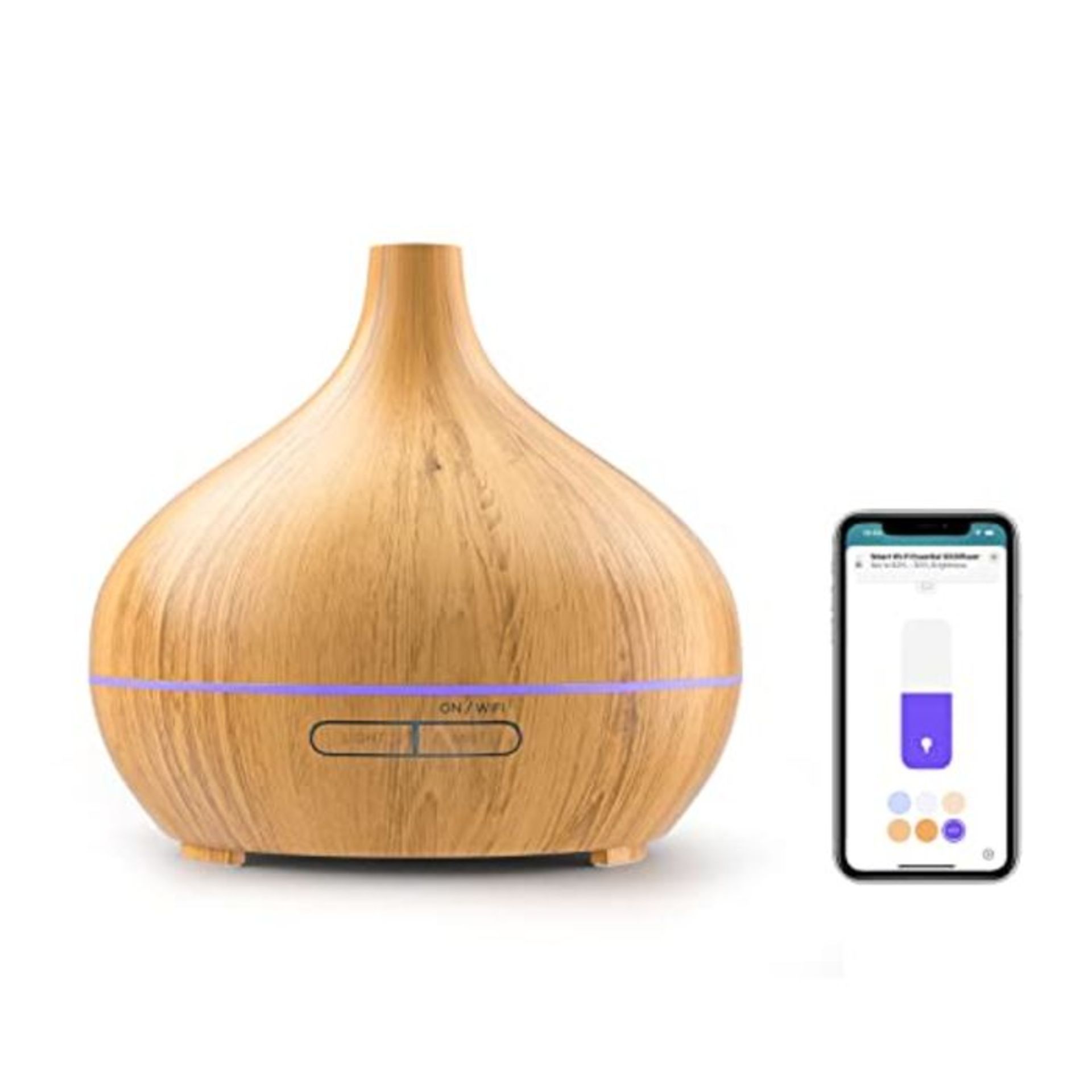 RRP £51.00 Alexa Aroma Diffuser Works with Apple HomeKit, Meross 400 ml Smart Ultrasonic Humidifi