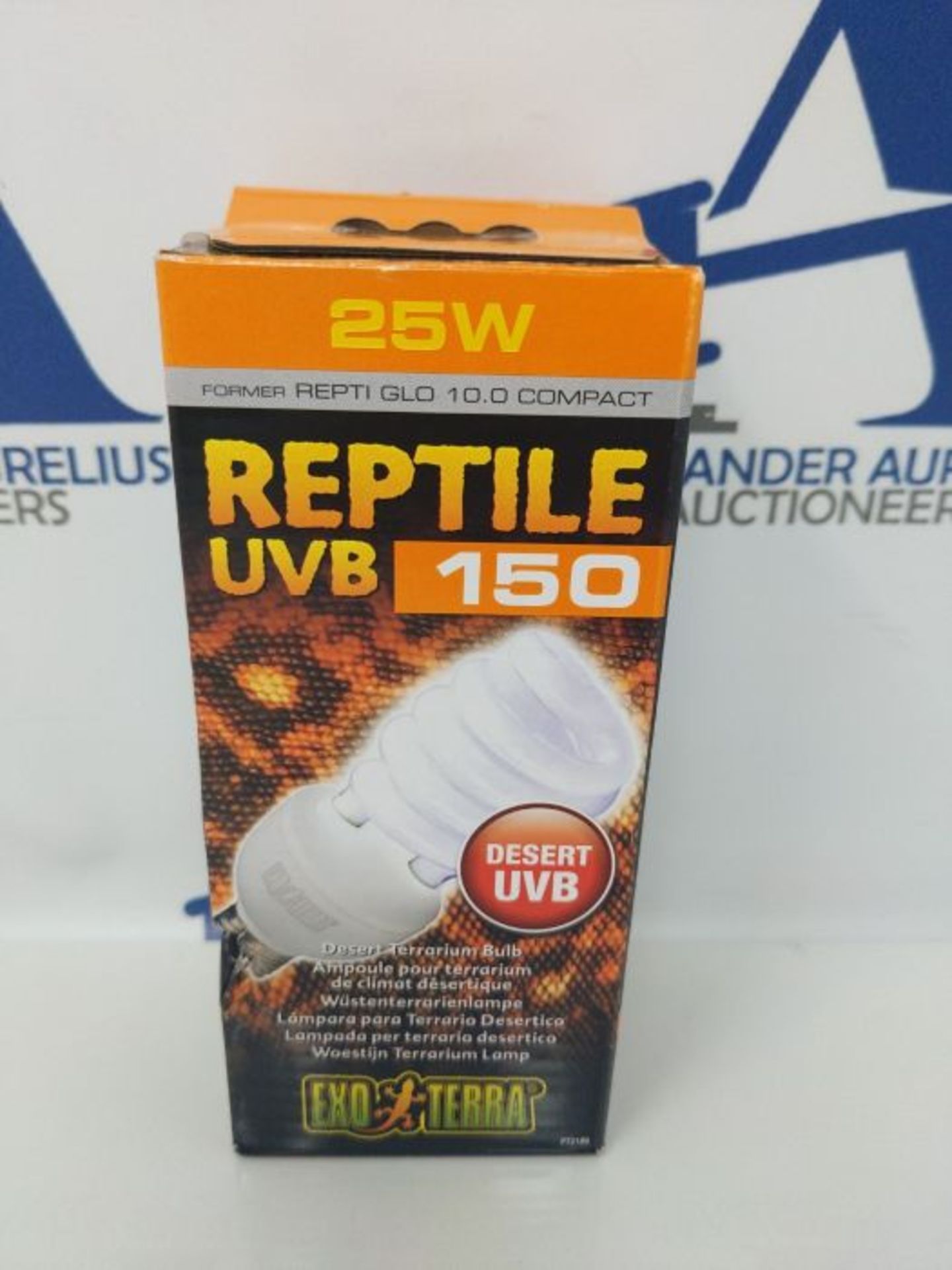 Exo Terra Reptile UVB 150 PT2189, Lampada per Terrario Desertico, 25 Watt