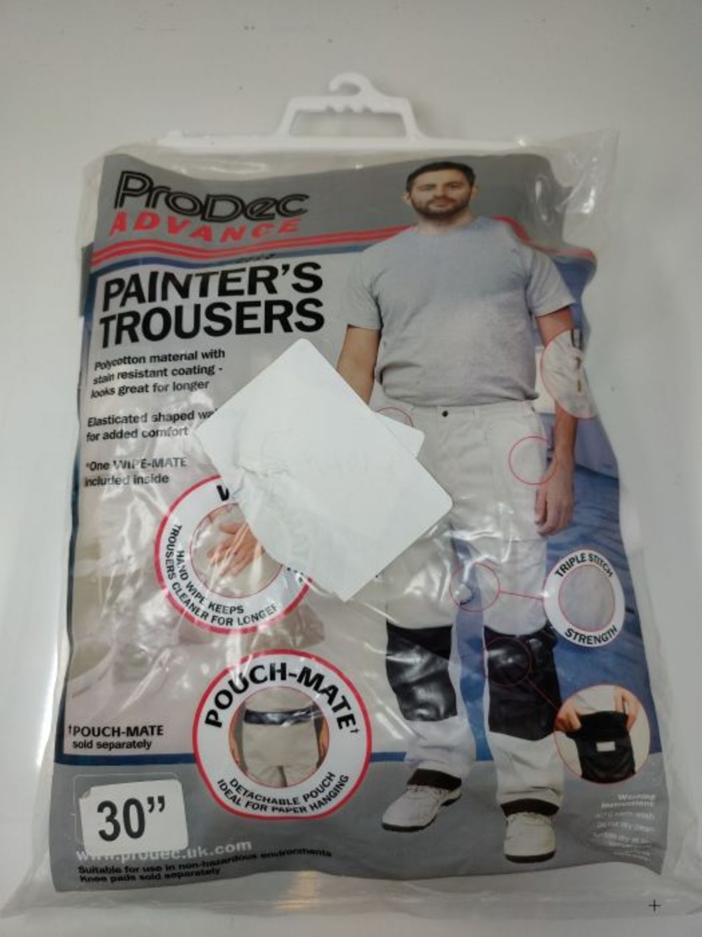 ProDec Advance Stain-Resistant, Hardwearing, Multi-Pocket Decorator's Trousers - Image 5 of 5