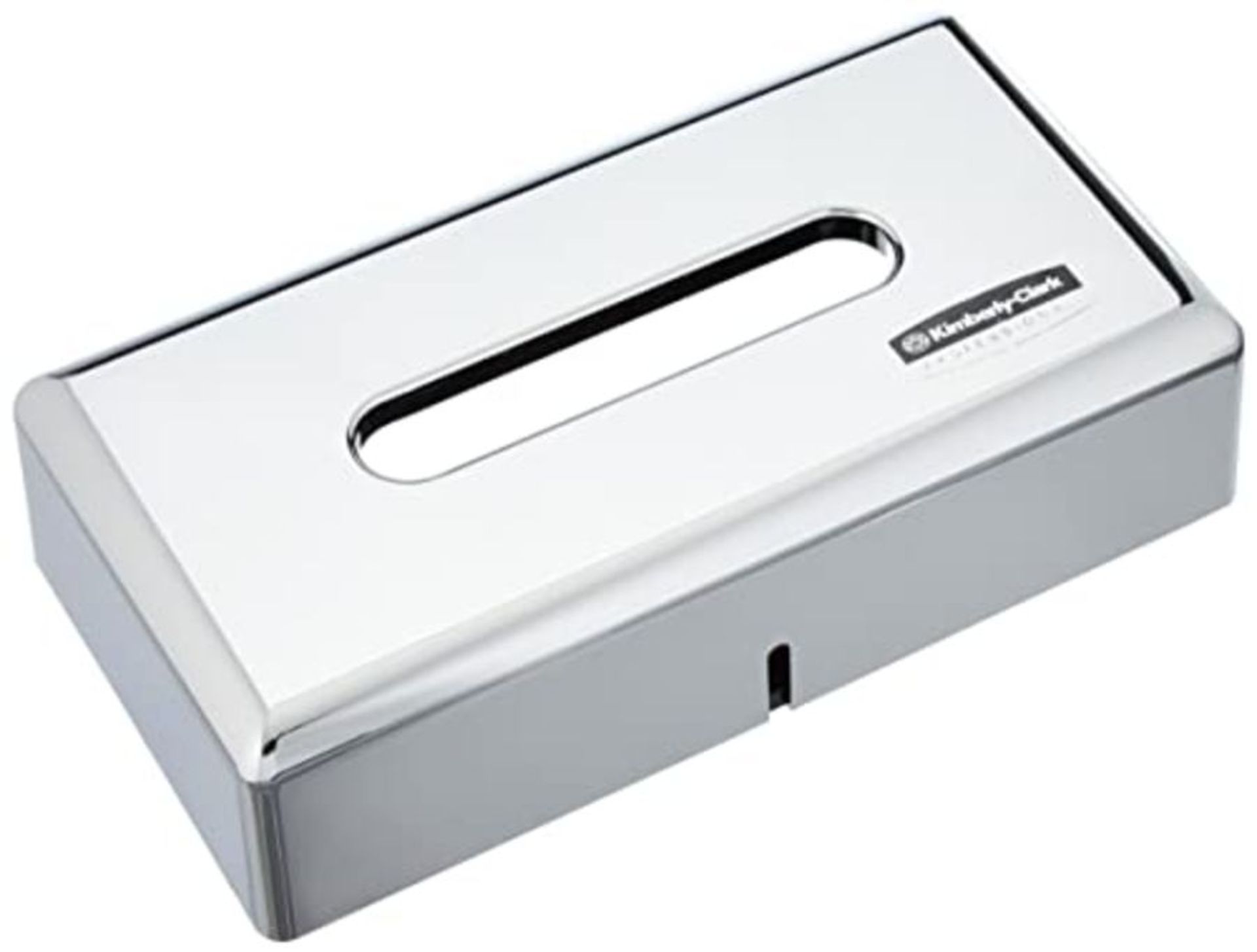 Kimberly-Clark Professional, 7820, Facial Tissue Dispenser, Silver, 1 x 1 Dispenser - Image 3 of 4