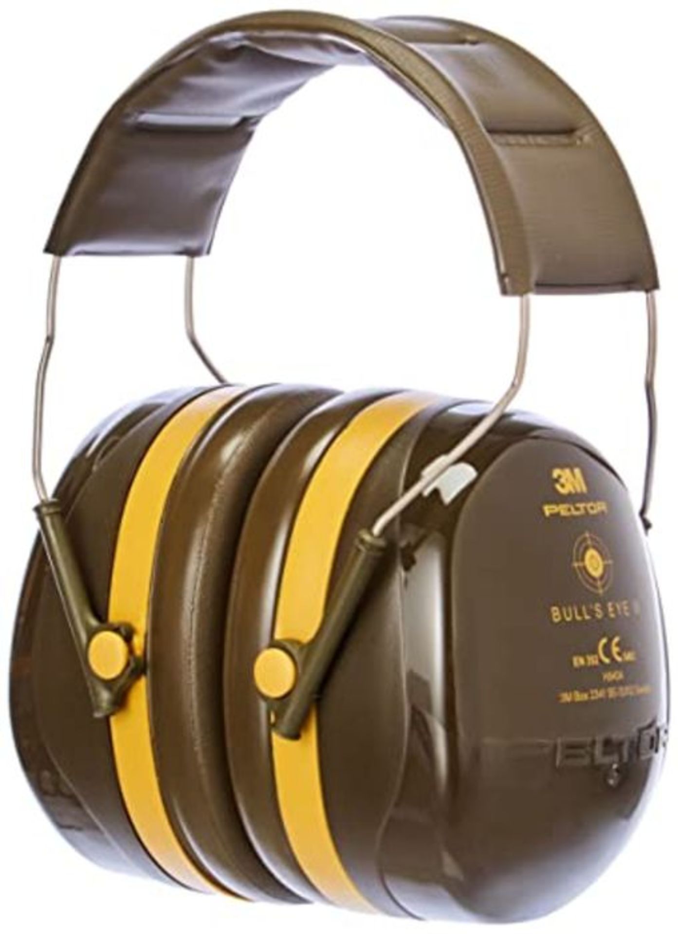 Peltor 7000107979 3M PELTOR Bull's Eye III Earmuffs, 35 dB, Military Green, Headband,