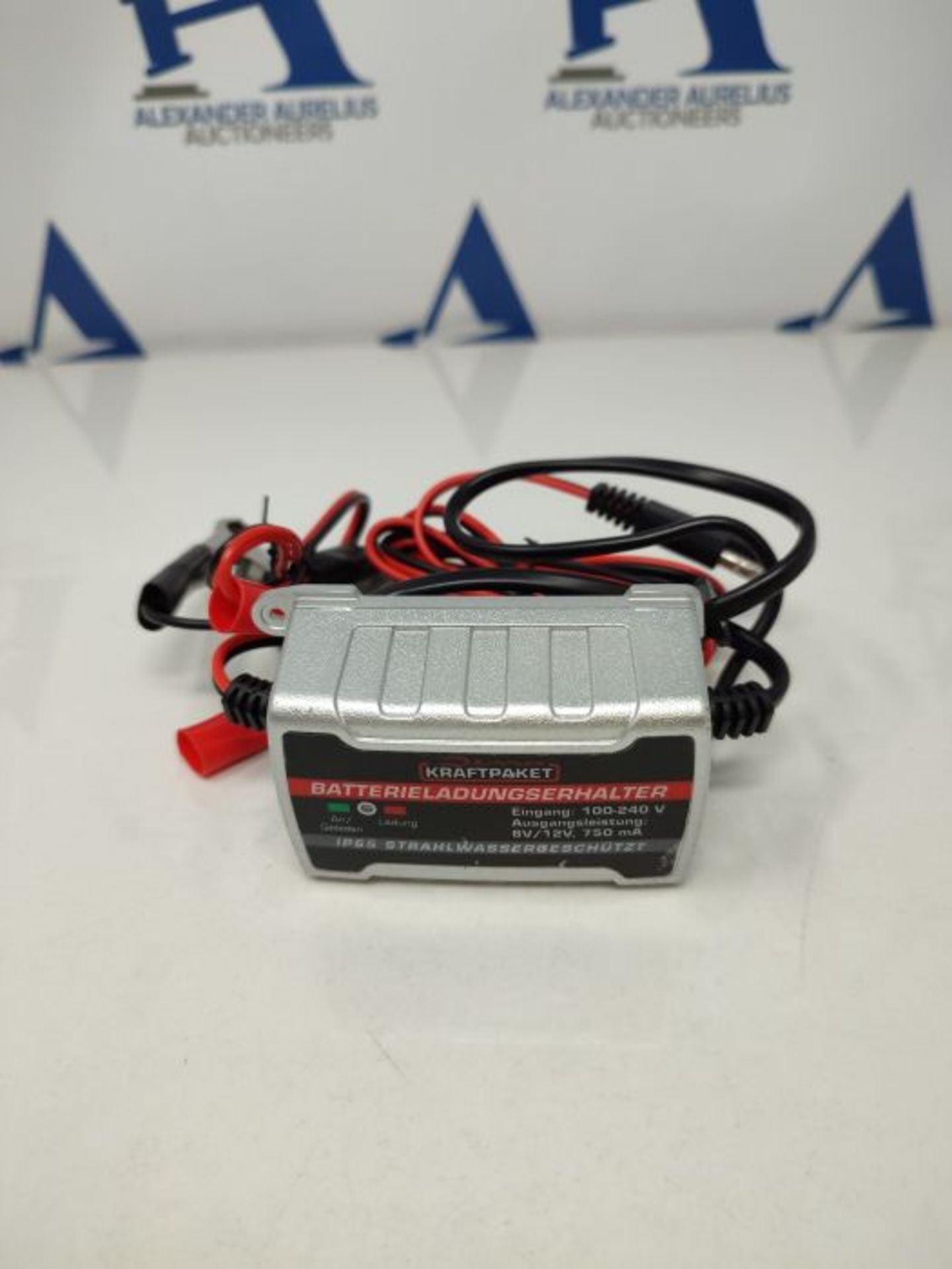 Dino KRAFTPAKET 136303 750mAh-6V/12V ErhaltungsladegerÃ¤t BatterieladegerÃ¤t IP65 - Image 2 of 3