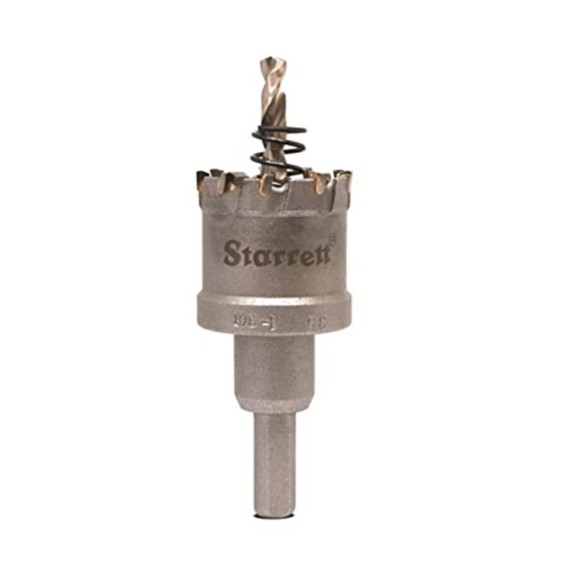 Starrett Carbide Tipped Hole Saw - CTD35 TCT Deep Cut Holesaw Cutter - For Metal Stain