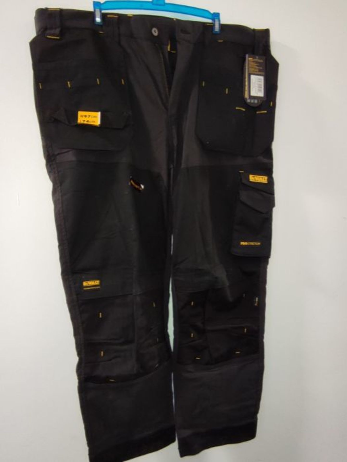 DEWALT Men's Dewmem3829-tb Memphis Holster Trousers Waist 38in Leg 29in, Black/Grey, 3 - Image 2 of 3