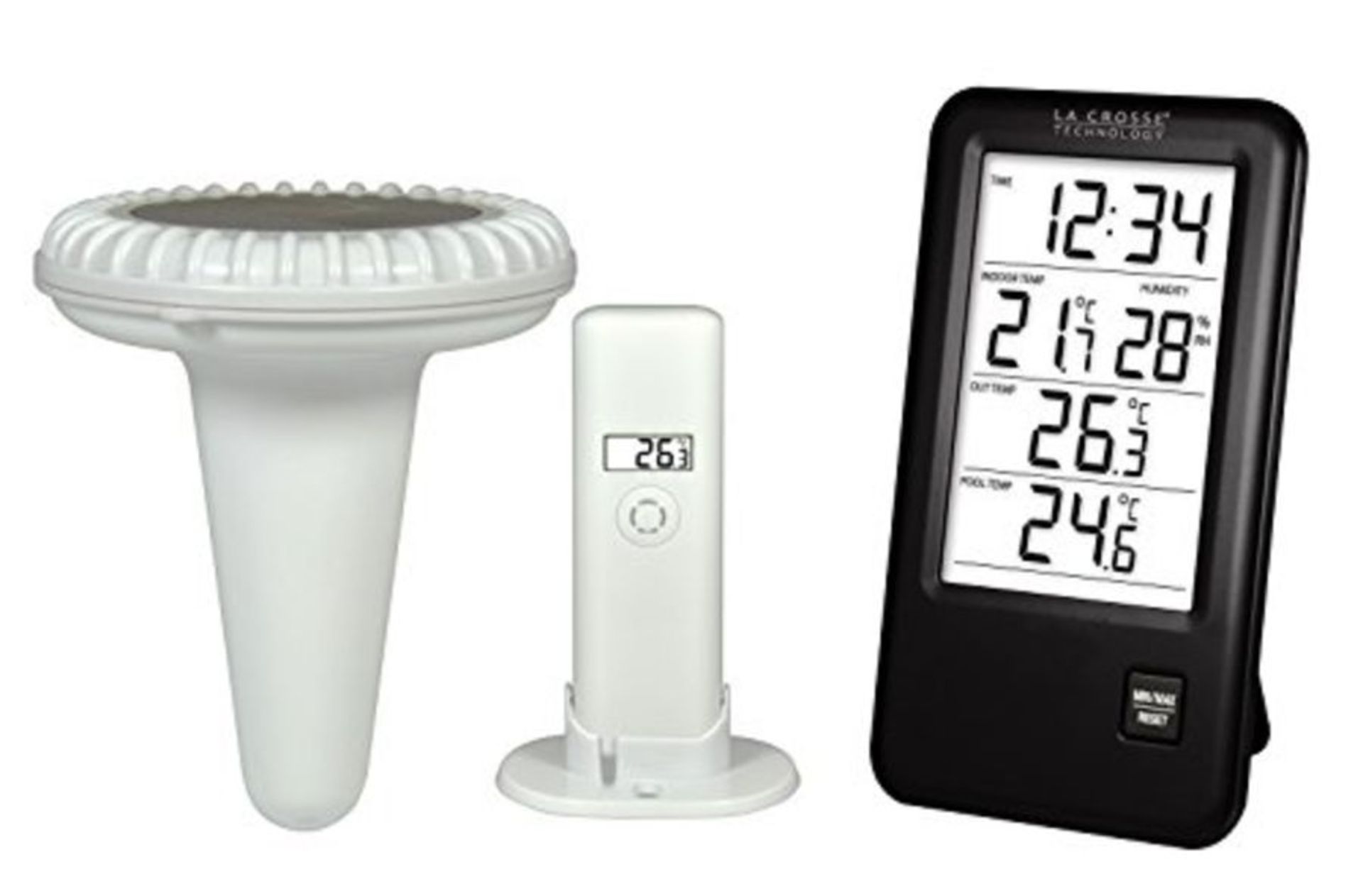 RRP £71.00 La Crosse Technology Start Station avec thermomÃ¨tre spÃ©cial piscine 1 WS9068