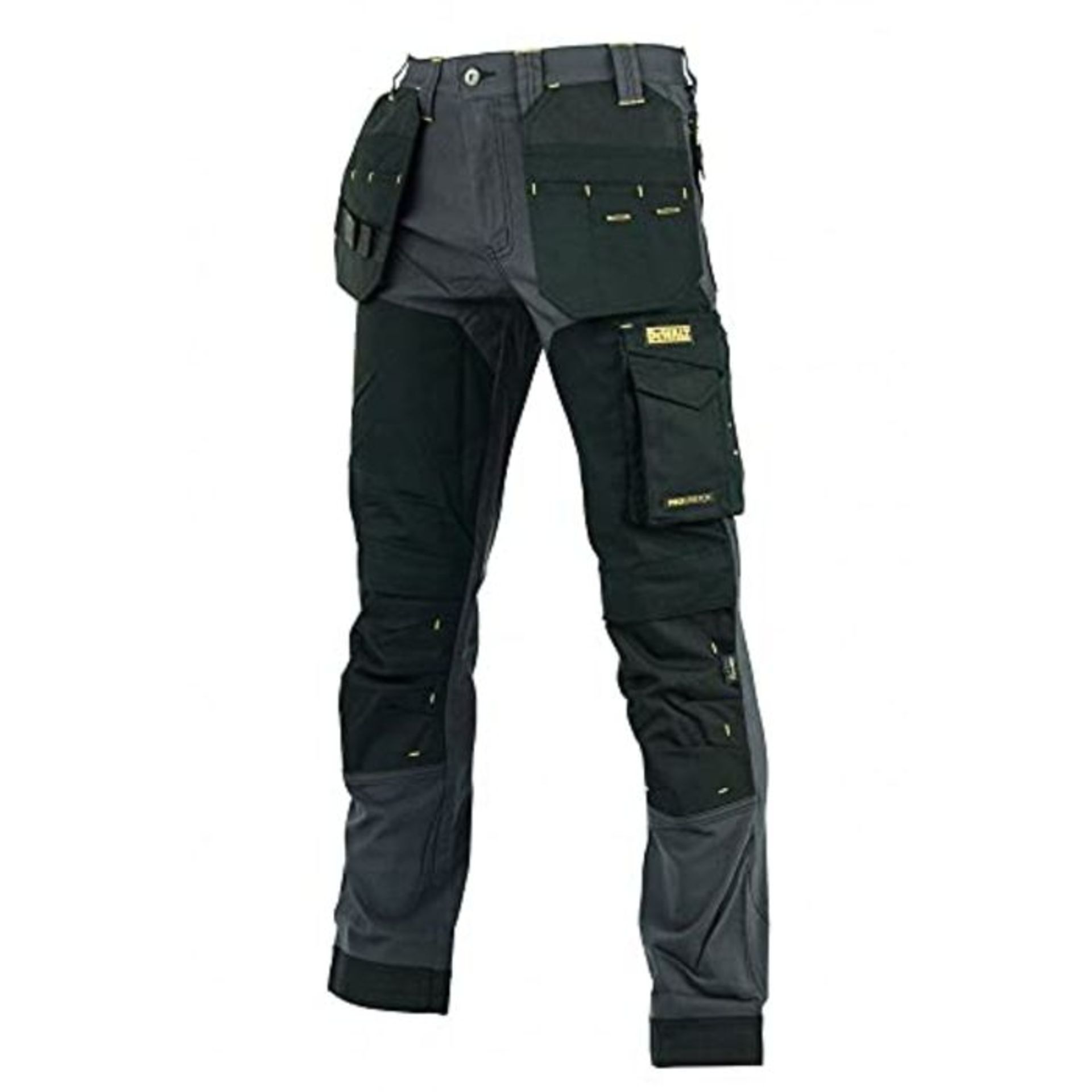 DEWALT Men's Dewmem3829-tb Memphis Holster Trousers Waist 38in Leg 29in, Black/Grey, 3