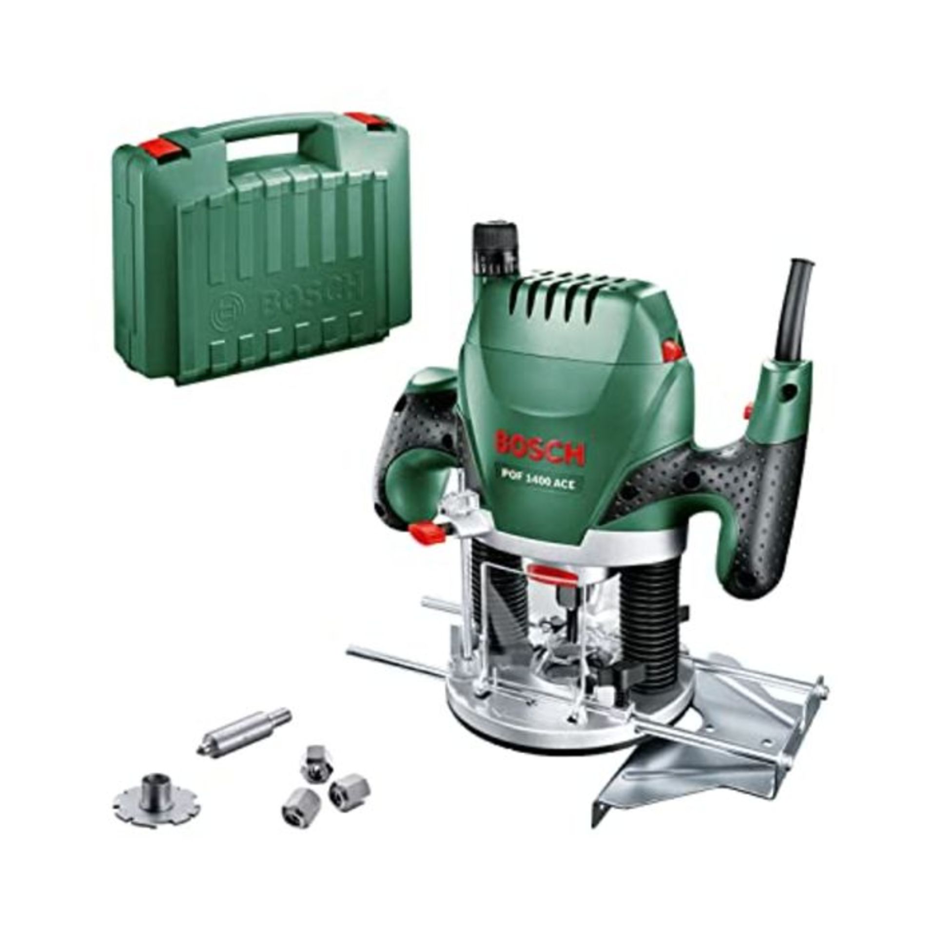 RRP £96.00 Bosch Home and Garden Router POF 1400 ACE (1400 W, in carrying case)