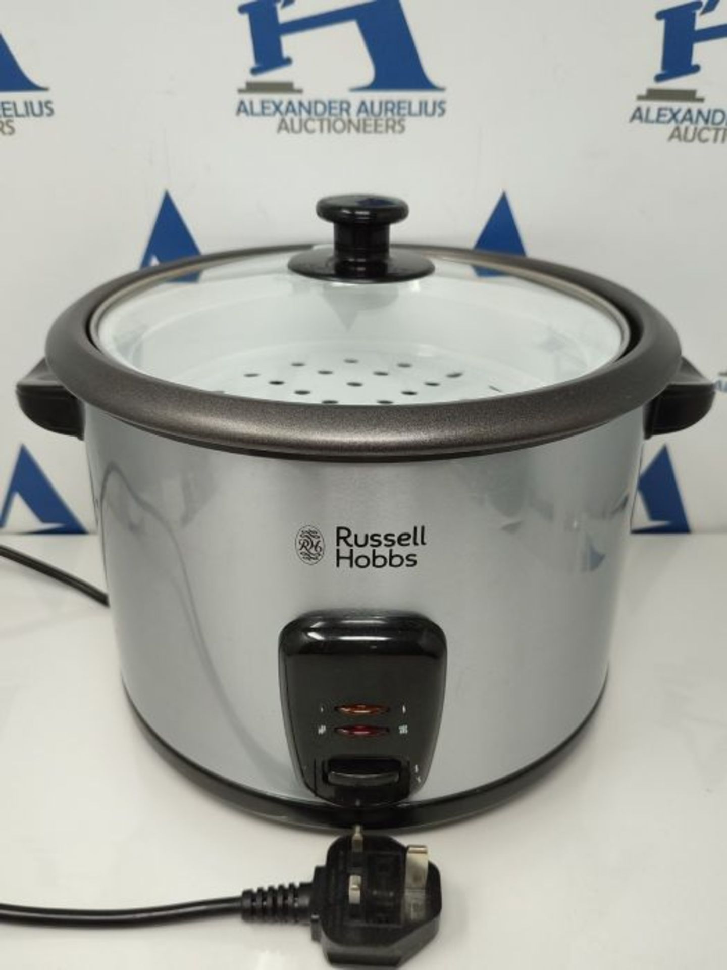 Russell Hobbs 19750 Rice Cooker and Steamer, 1.8L, Silver - Image 2 of 2