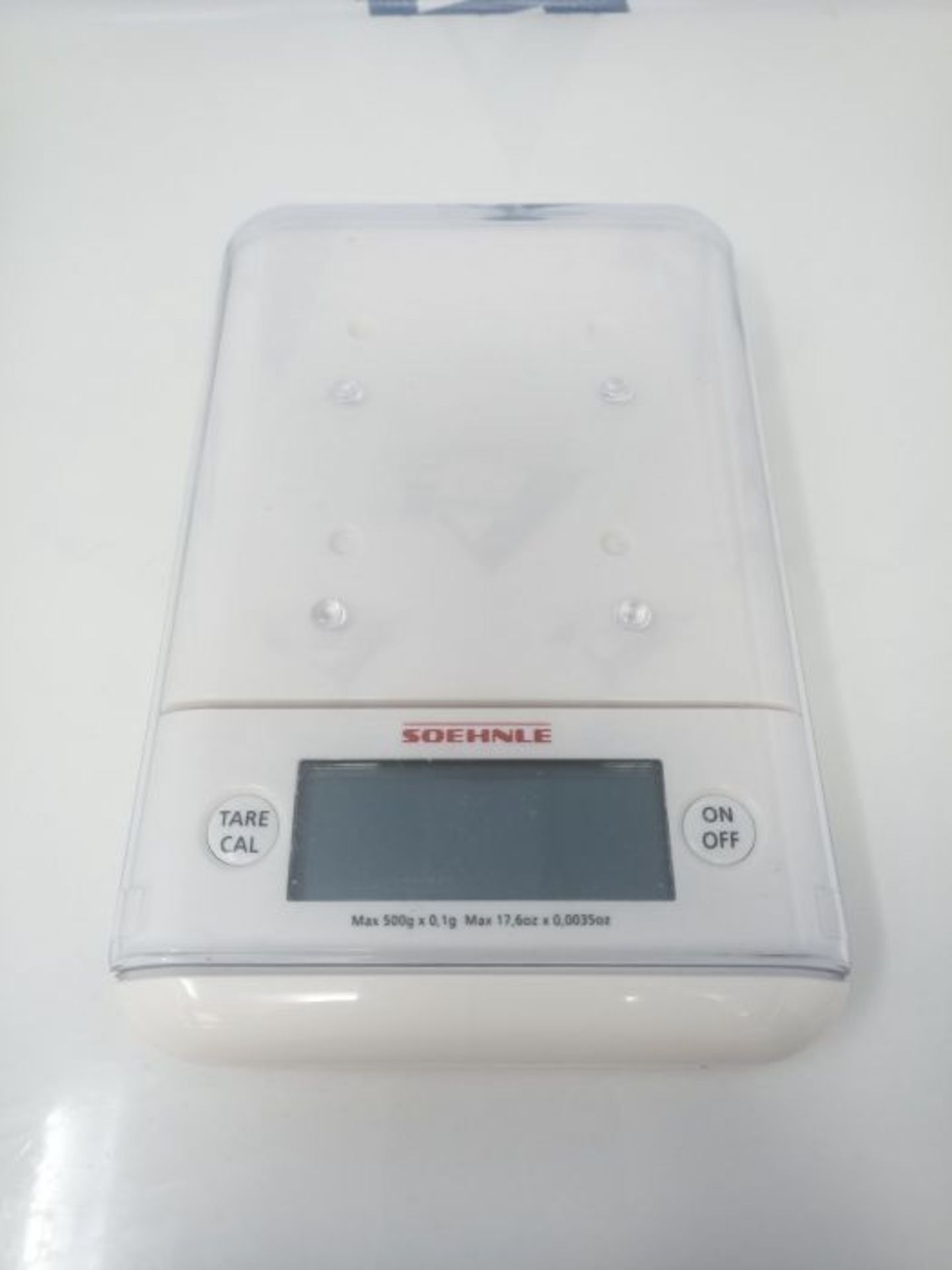 Soehnle Ultra Digital Precision Scale, White, 500 g - Image 2 of 3