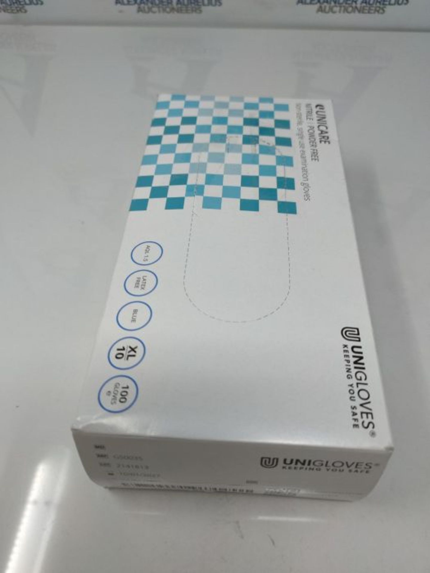 Unigloves Unicare Clear Vinyl GS0075 Examination - Multipurpose, Lightly Powdered, Lat - Image 2 of 3